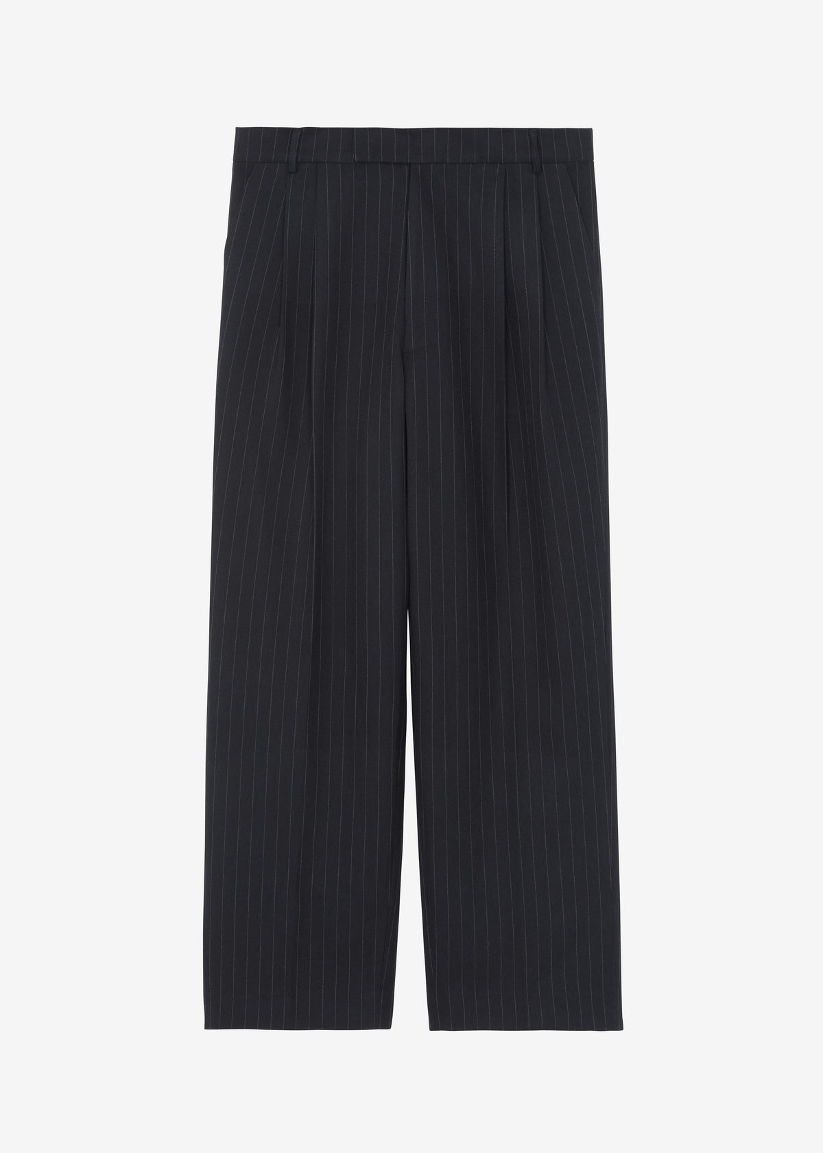 Beo Suit Pants - Charcoal/White Pinstripe - 10