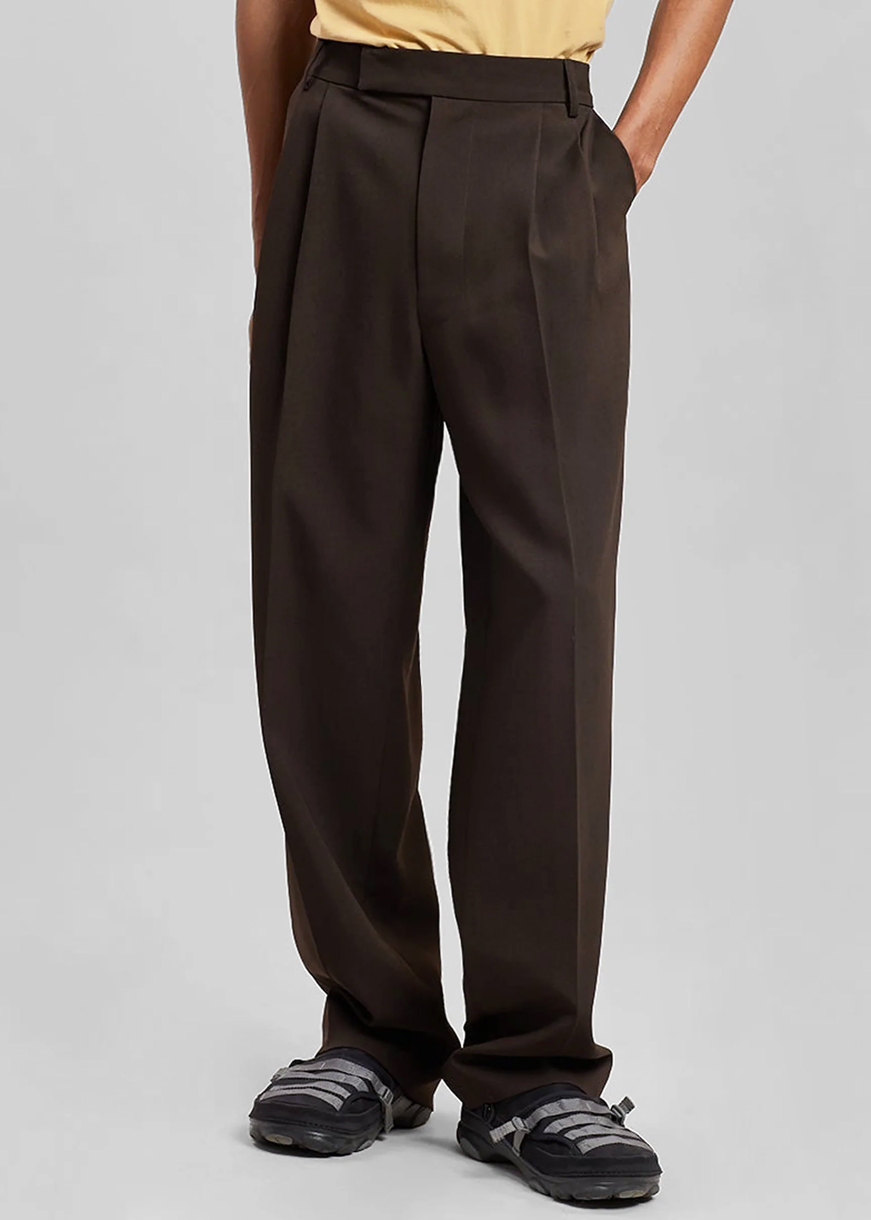 Beo Suit Pants - Dark Espresso - 4
