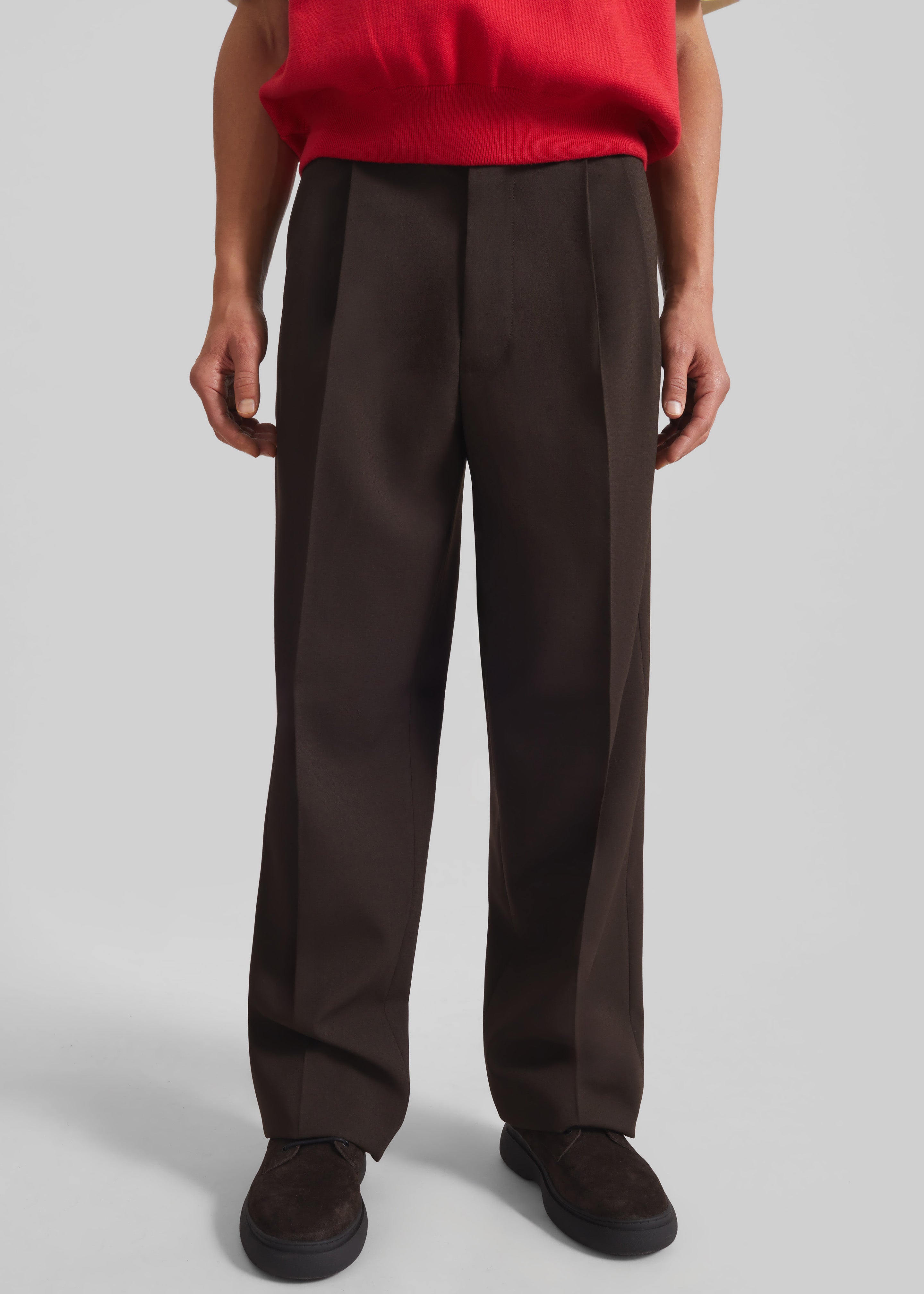 Beo Suit Pants - Dark Espresso – The Frankie Shop Europe
