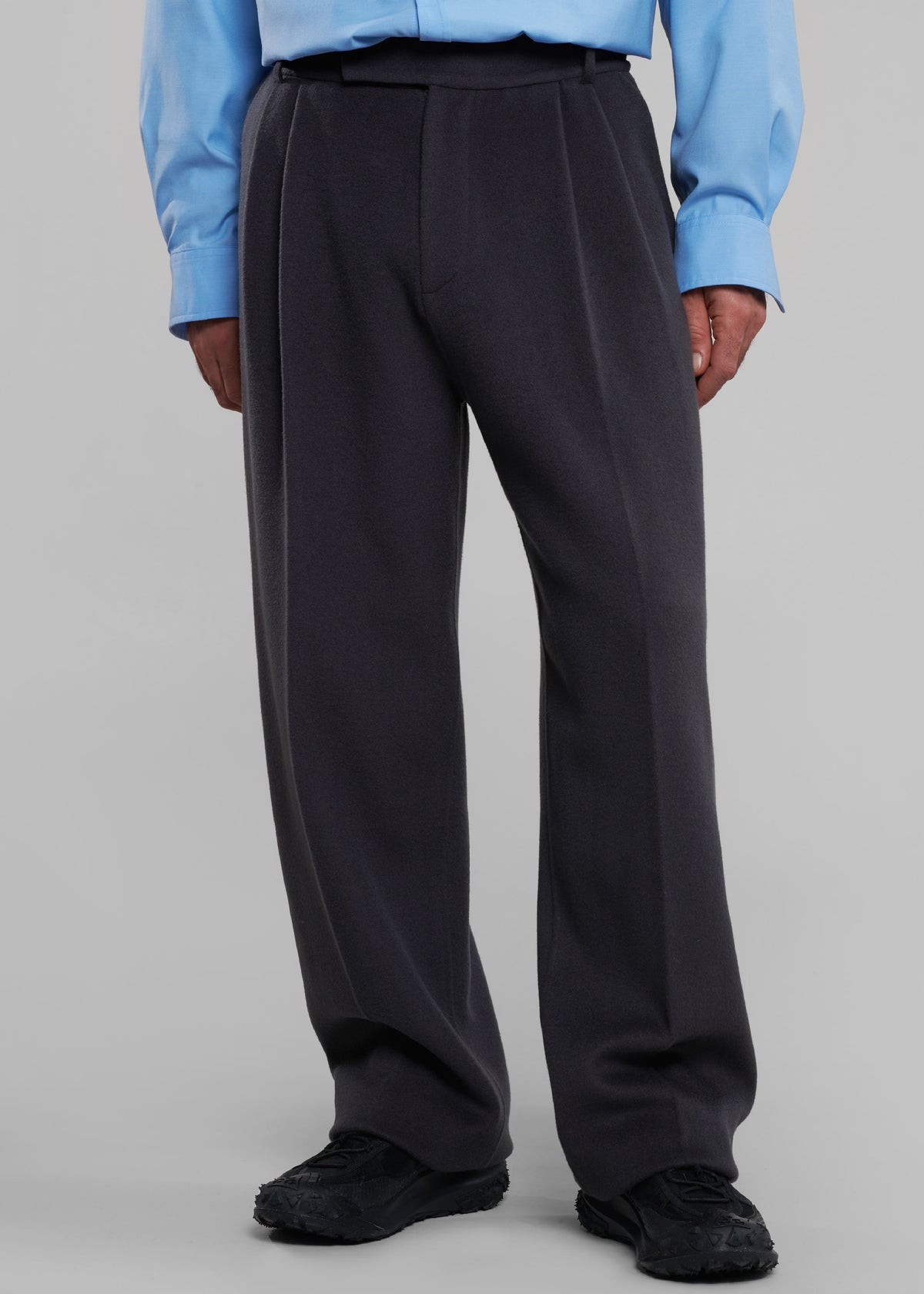 Beo Wool Suit Pants - Dark Grey - 2