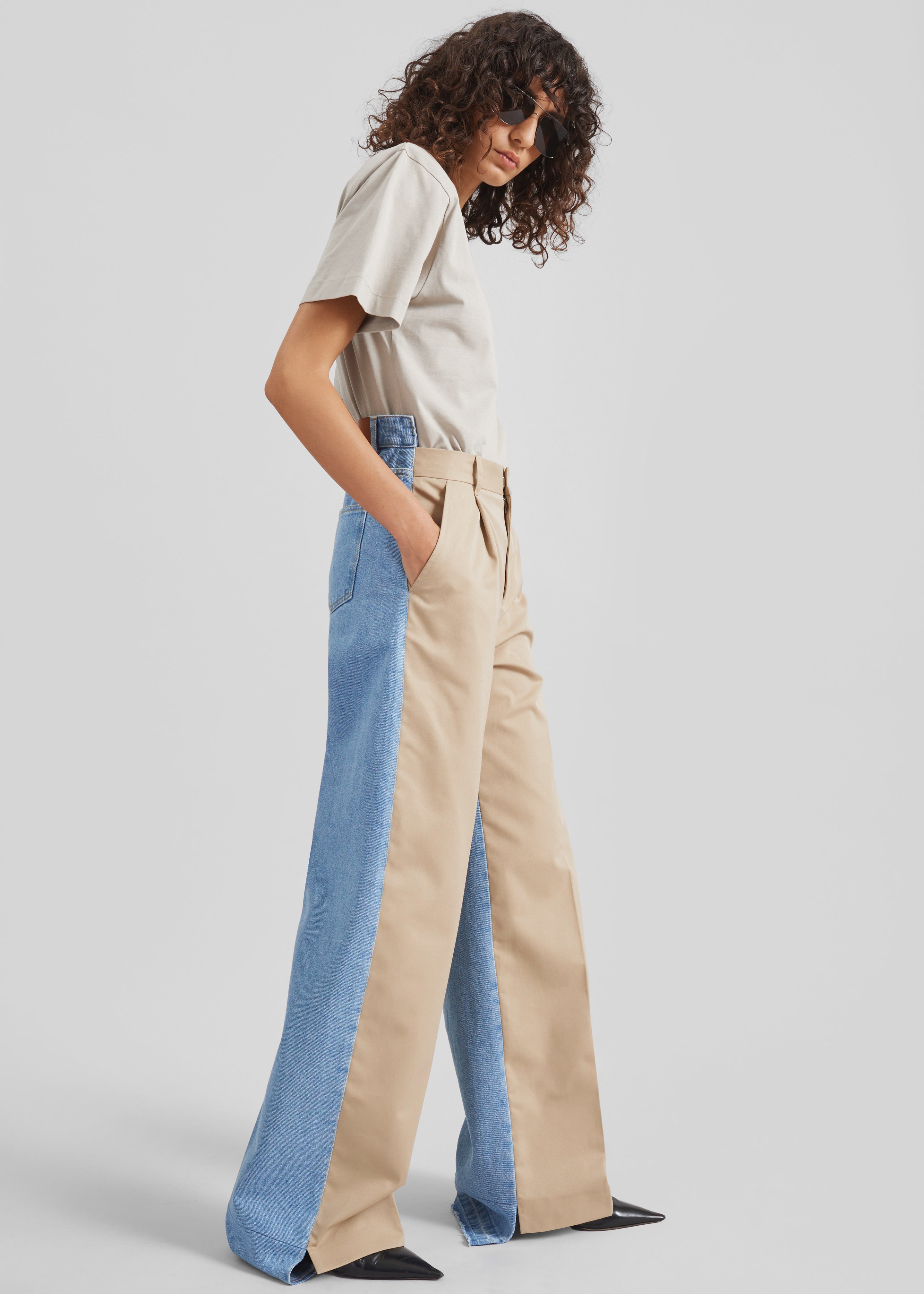 Bettter Denitrousers - Camel/Blue - 3