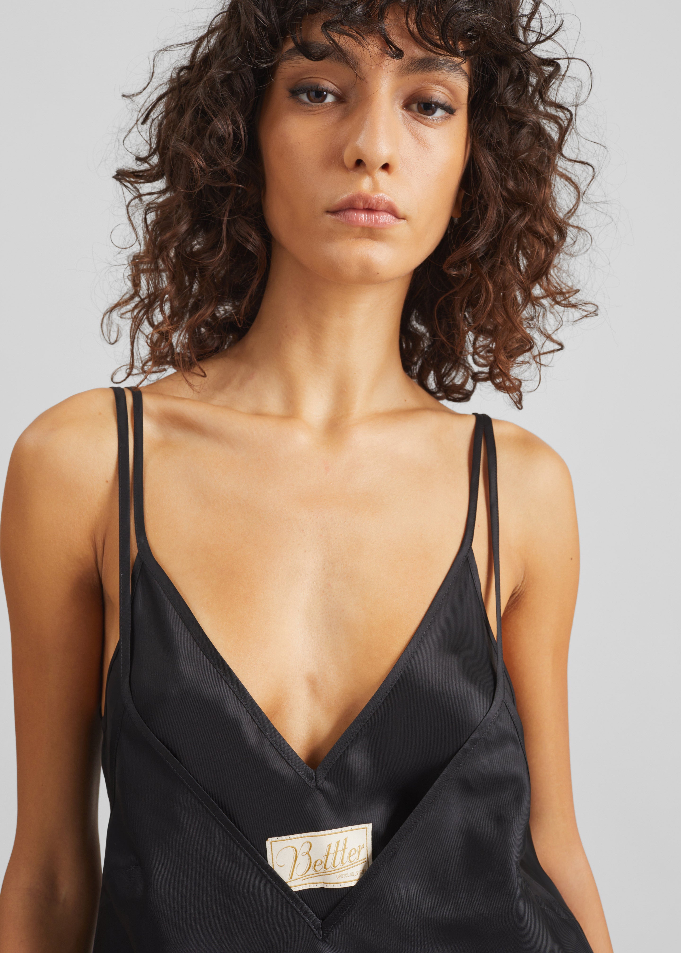 Bettter Double Cami Dress - Black - 8