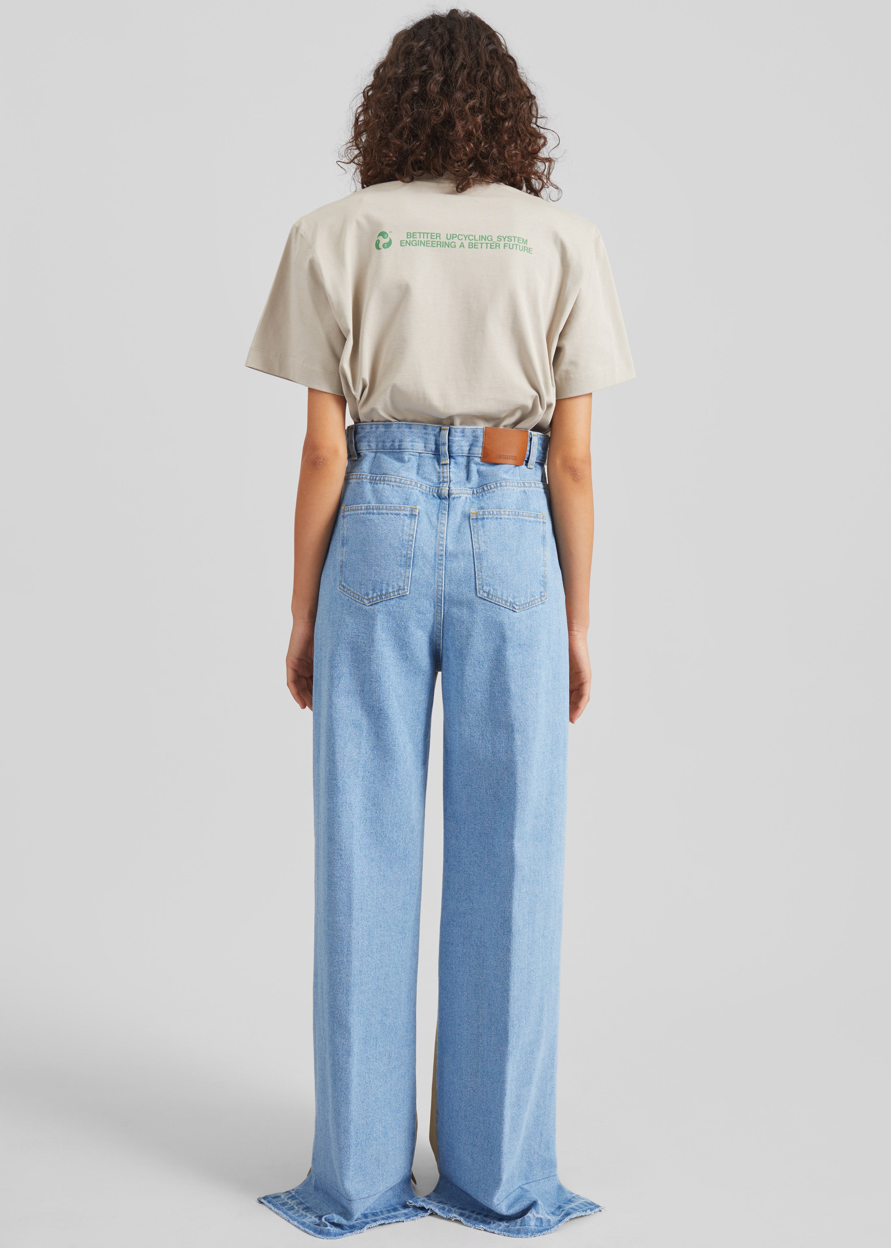 Bettter Upcycle Tee With Shoulder Pads - Grey - 6