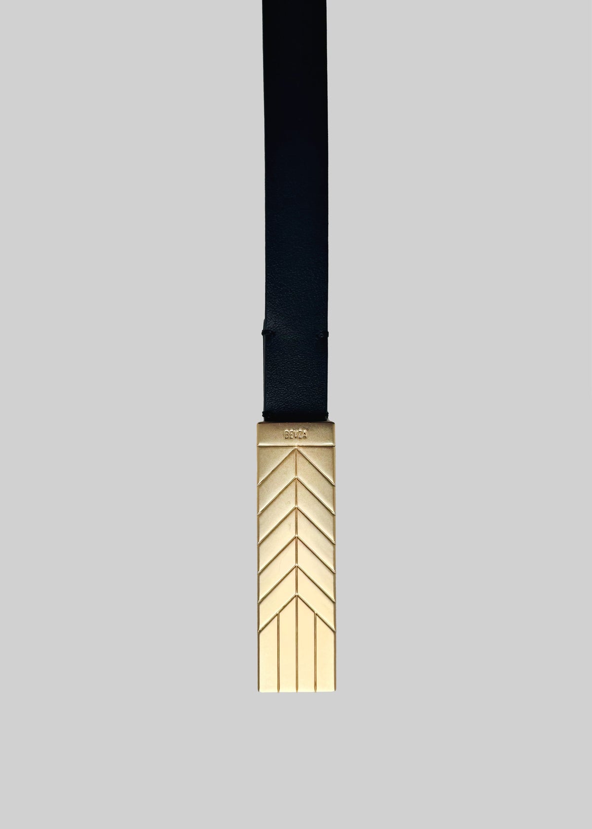 Bevza Belt With Spikelet Buckle - Black/Gold - 4