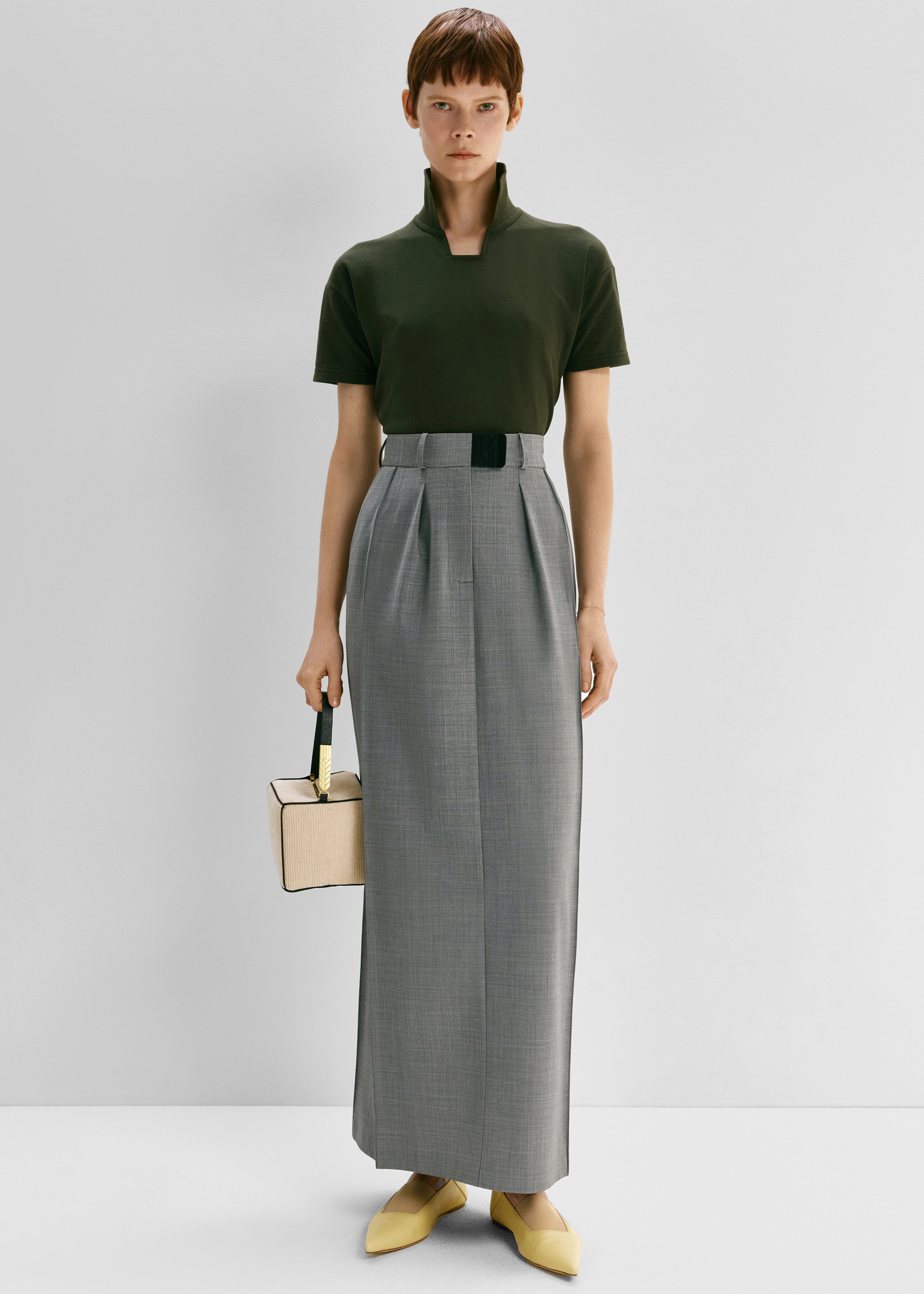 Bevza Costume Skirt - Dark Grey - 2