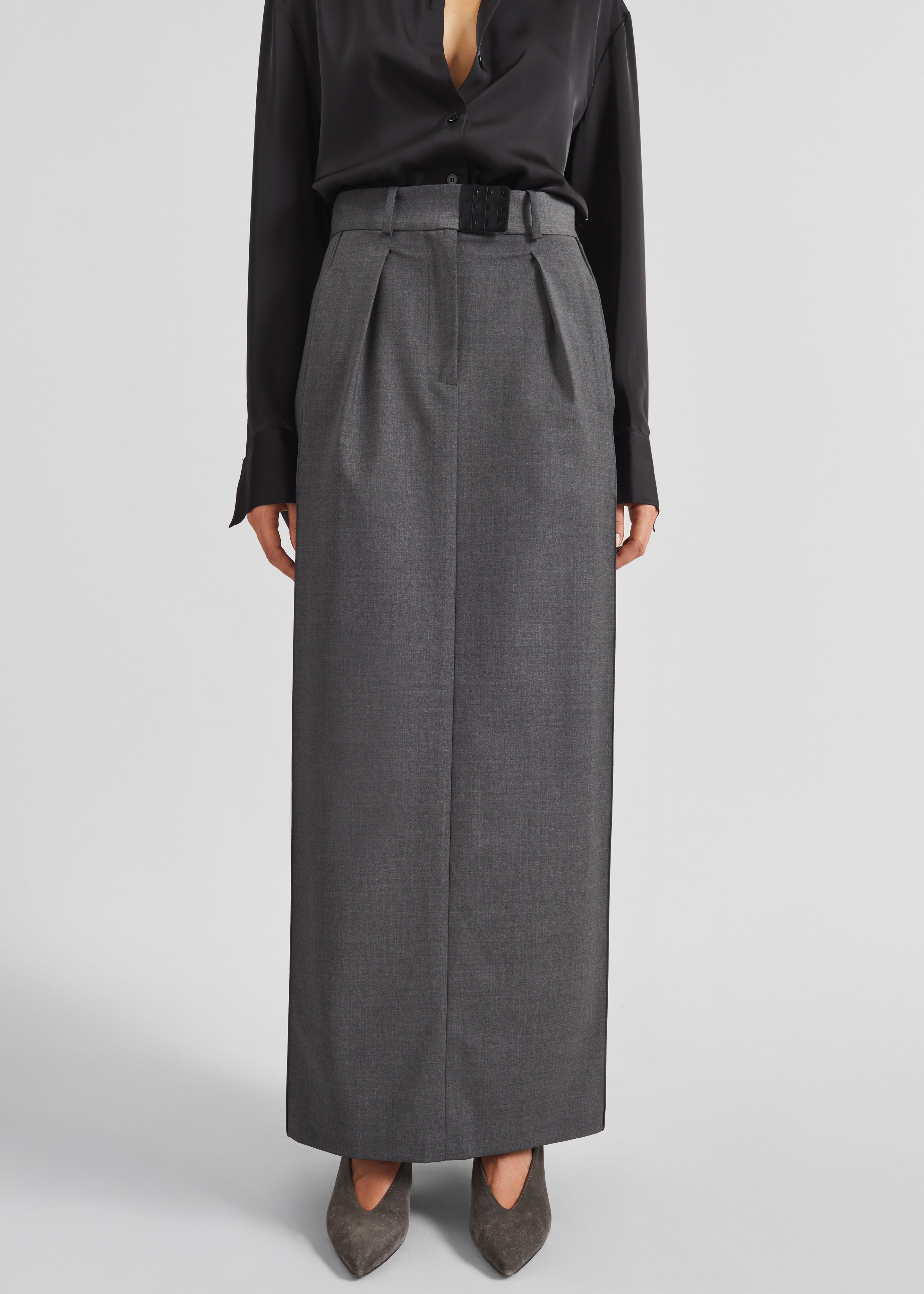 Bevza Costume Skirt - Dark Grey - 4