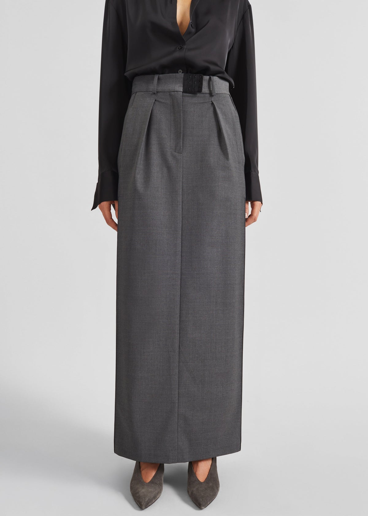 Bevza Costume Skirt - Dark Grey - 4