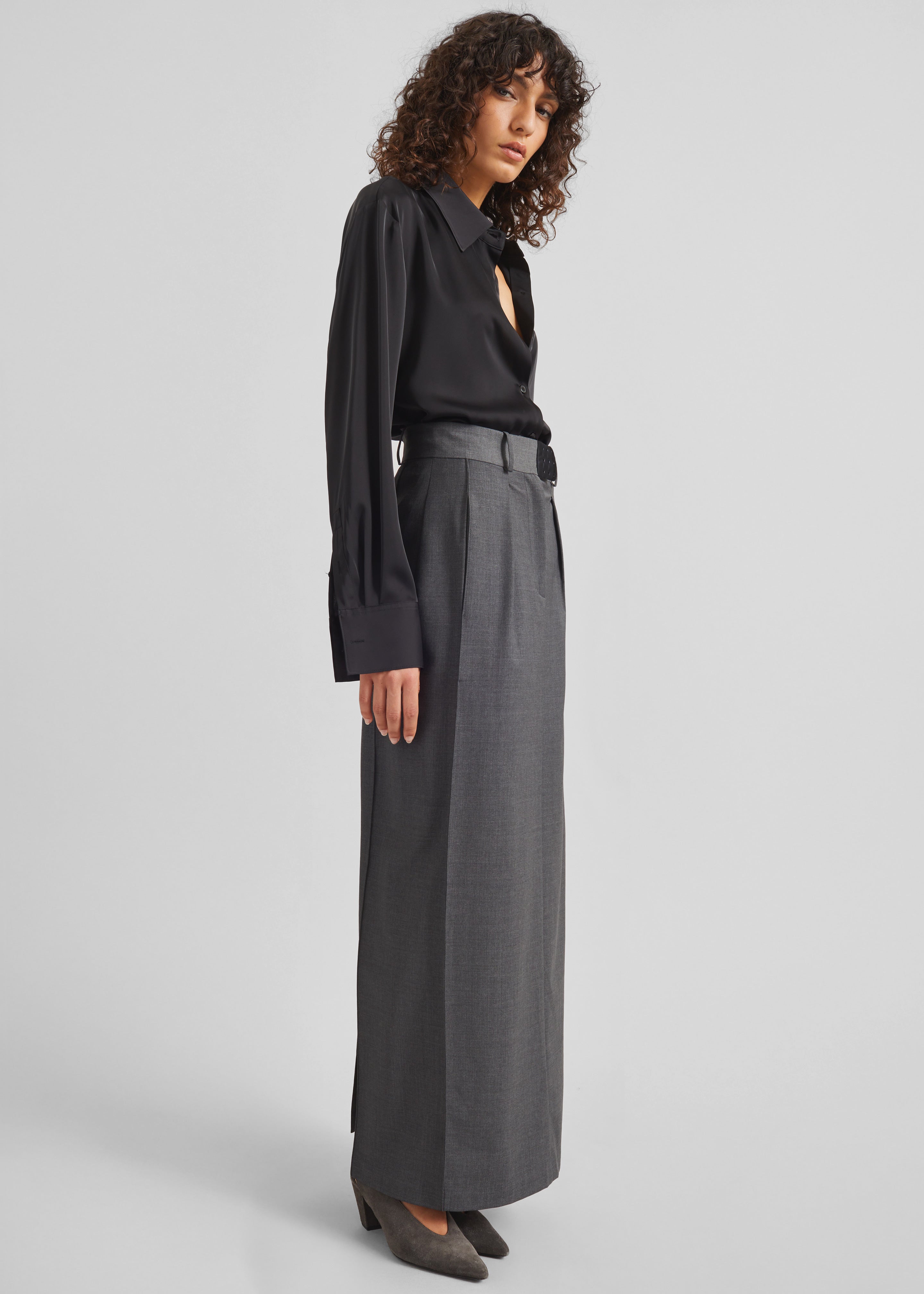 Bevza Costume Skirt - Dark Grey - 5