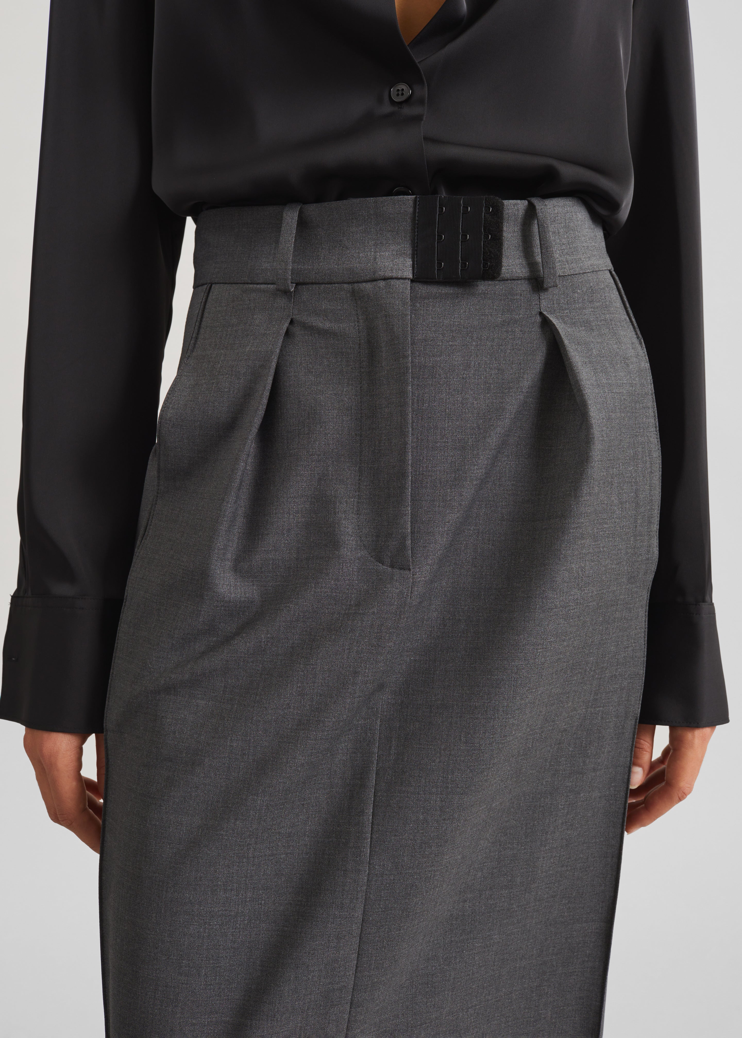 Bevza Costume Skirt - Dark Grey - 3