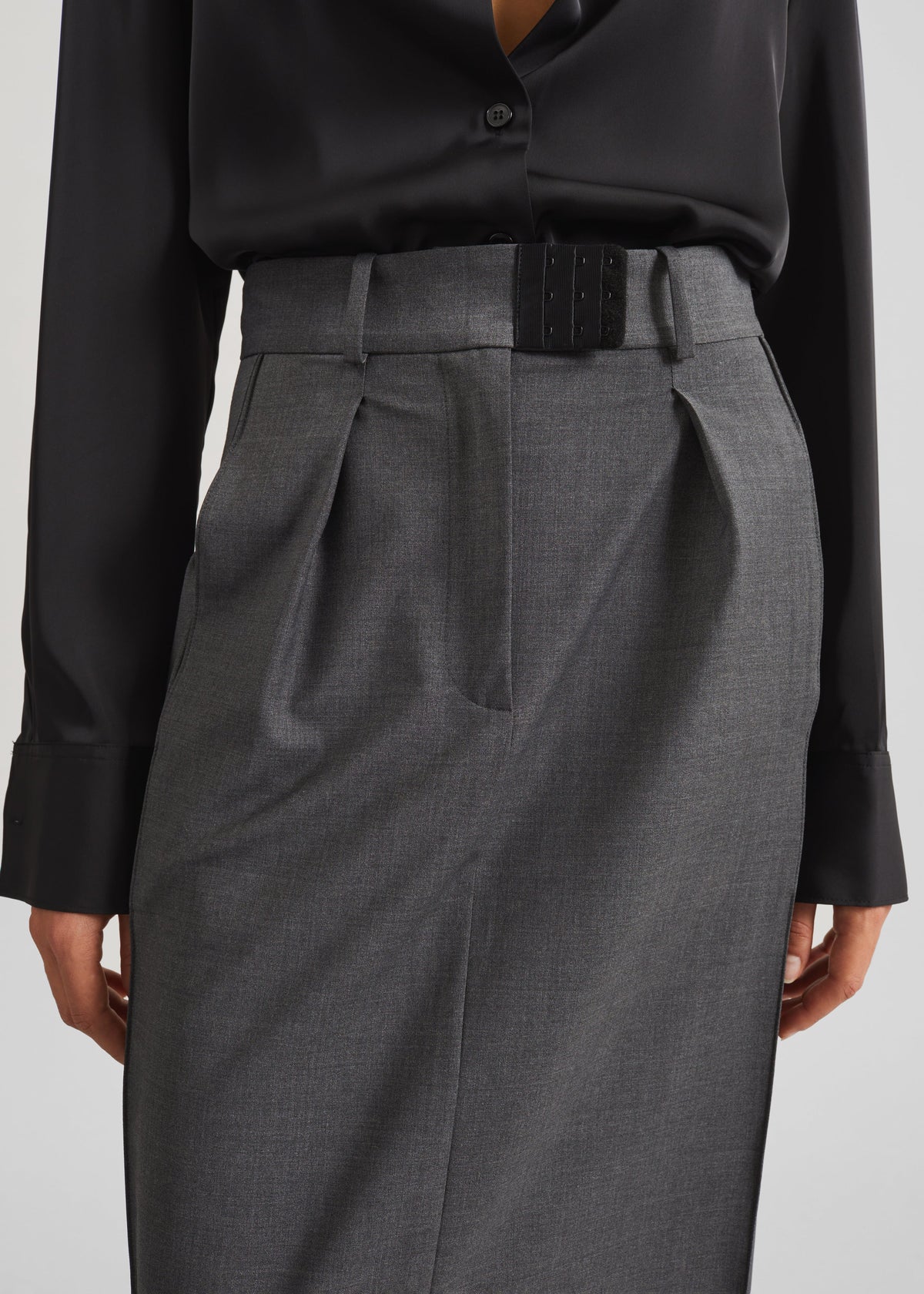 Bevza Costume Skirt - Dark Grey - 3