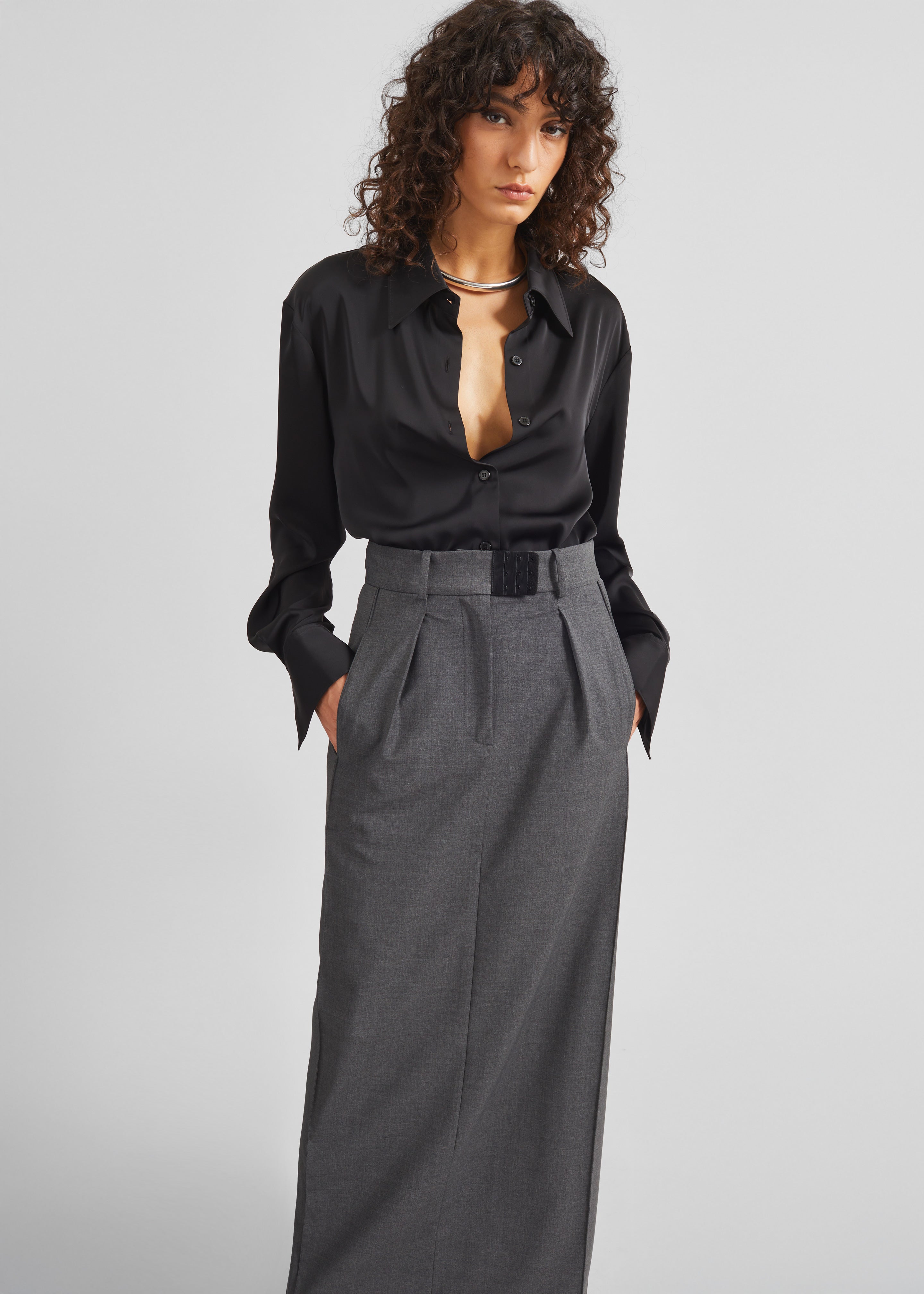 Bevza Costume Skirt - Dark Grey - 6