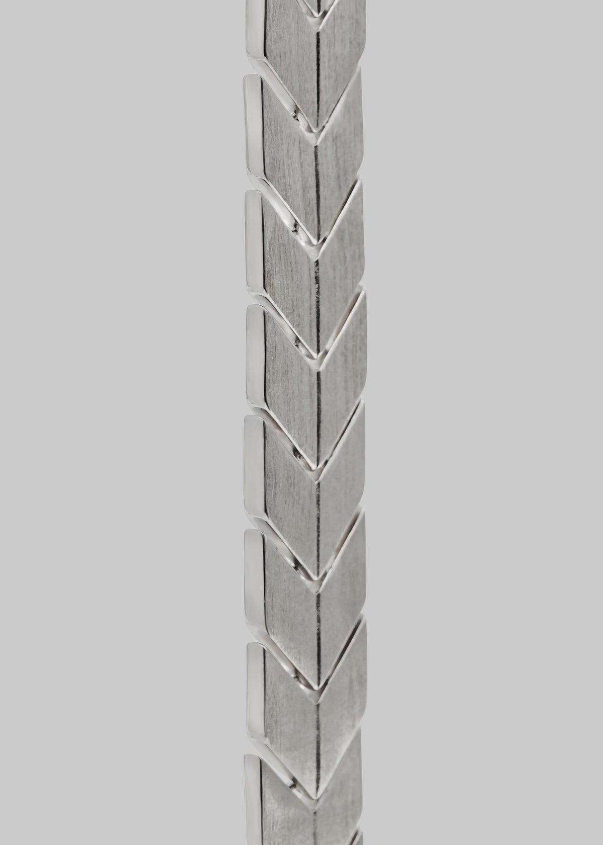 Bevza Flat Spikelet Choker - Steel Grey - 4