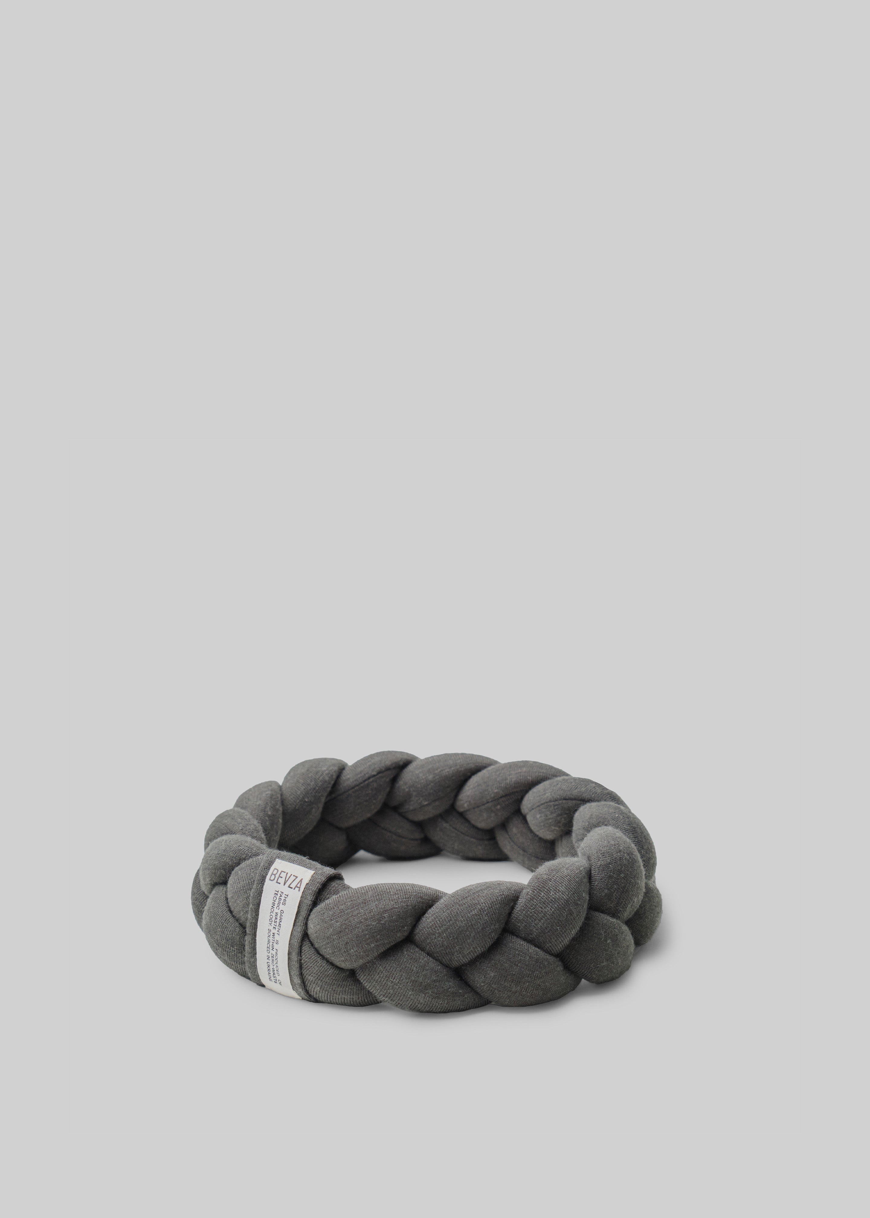 Bevza Kosa Headband - Dark Grey - 1
