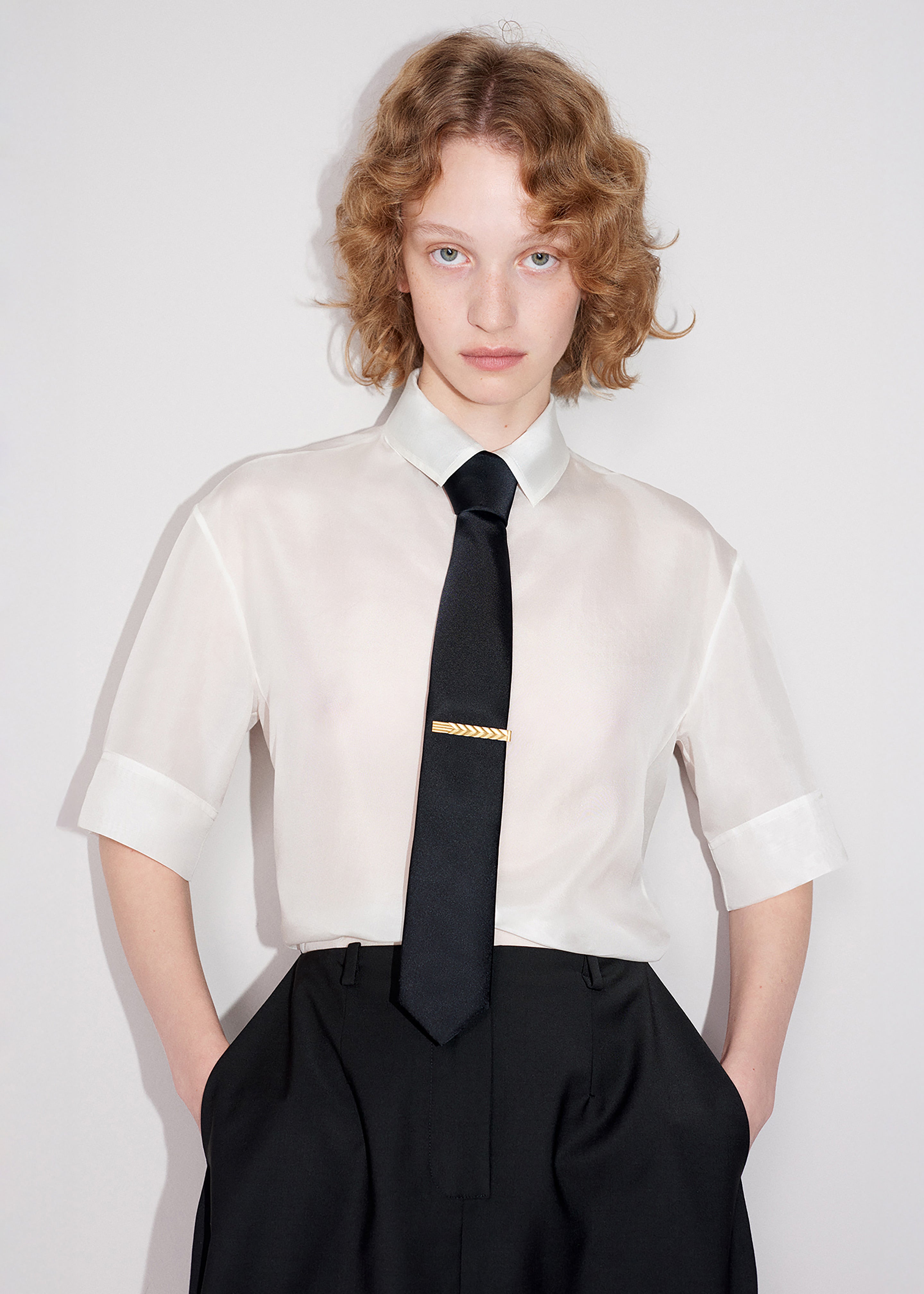 Bevza Sheer Shirt - Vanilla Ivory - 1