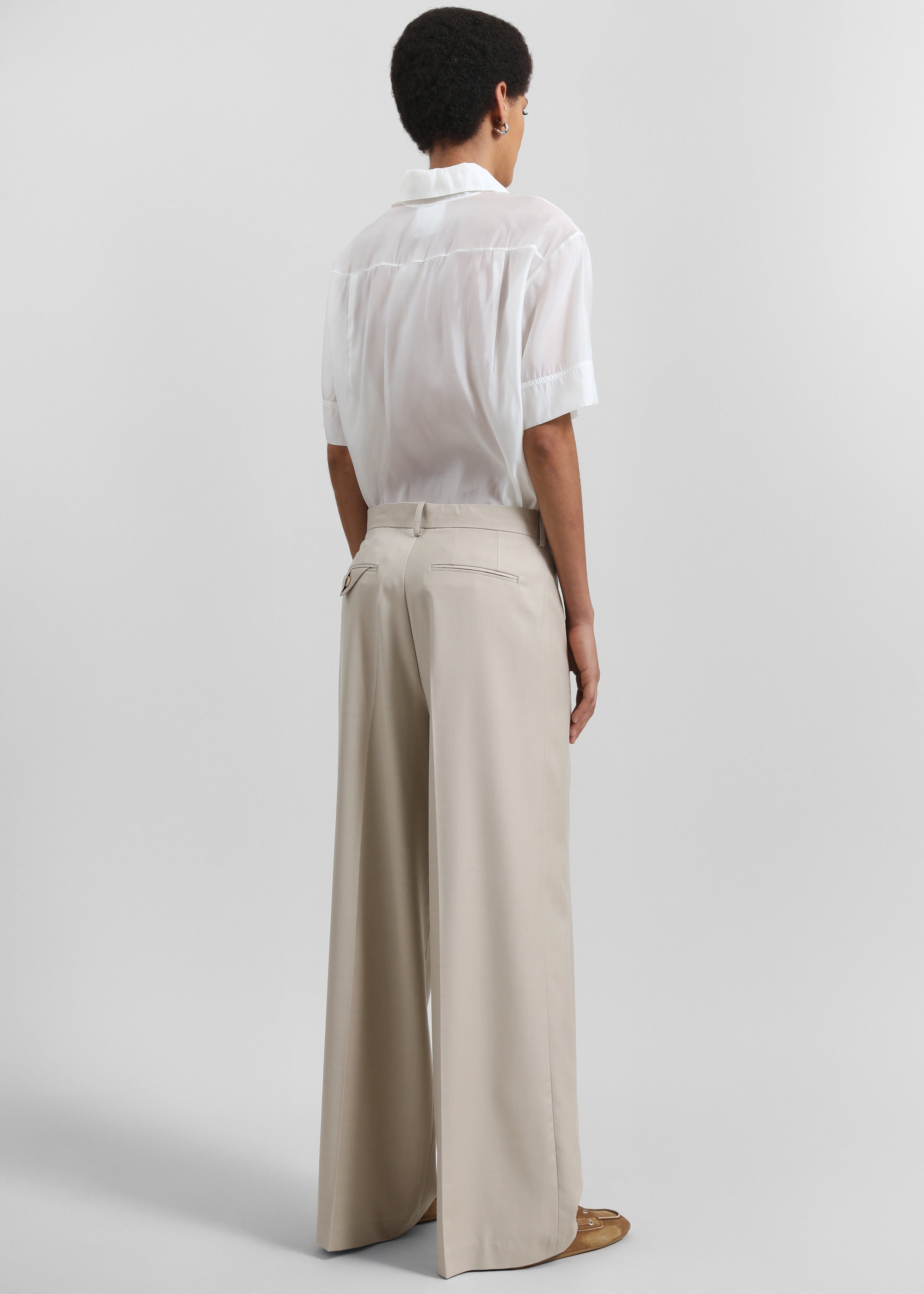 Bevza Sheer Shirt - Vanilla Ivory - 6