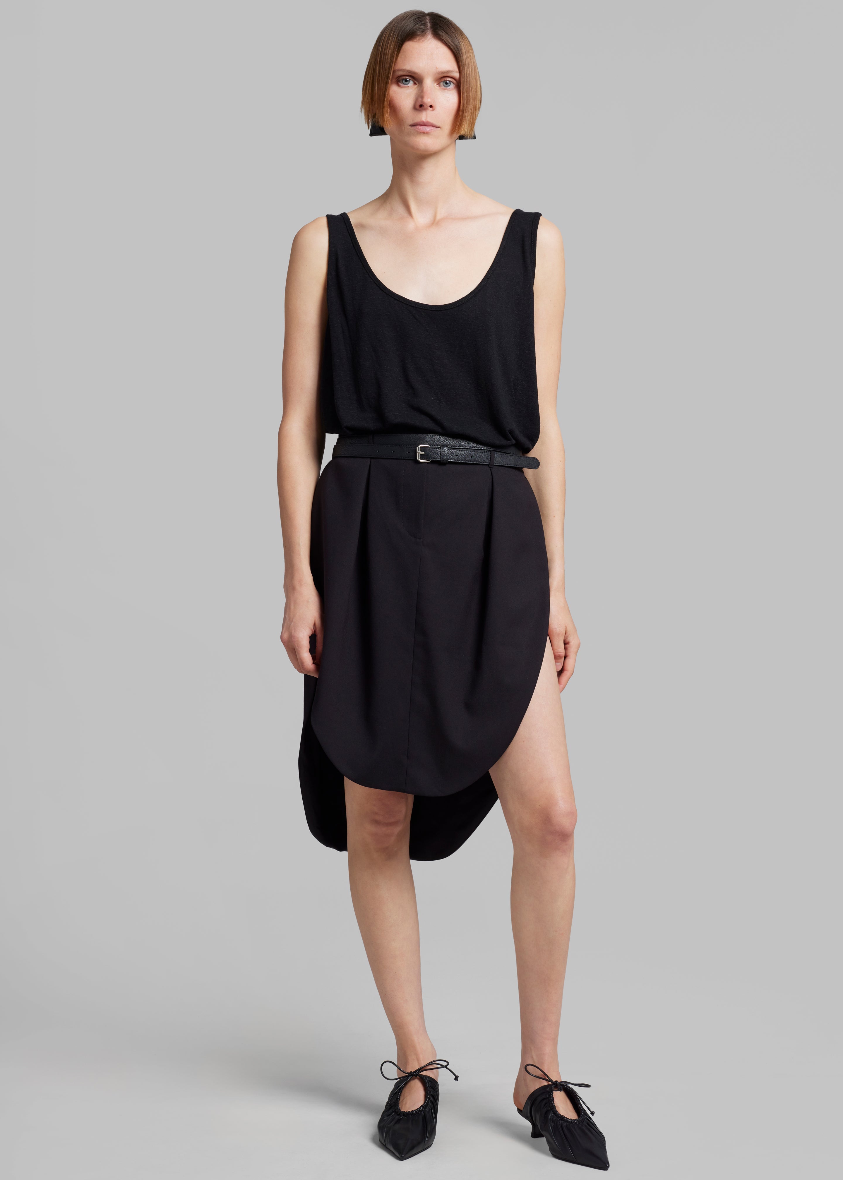 Bevza Tulip Skirt - Black - 4