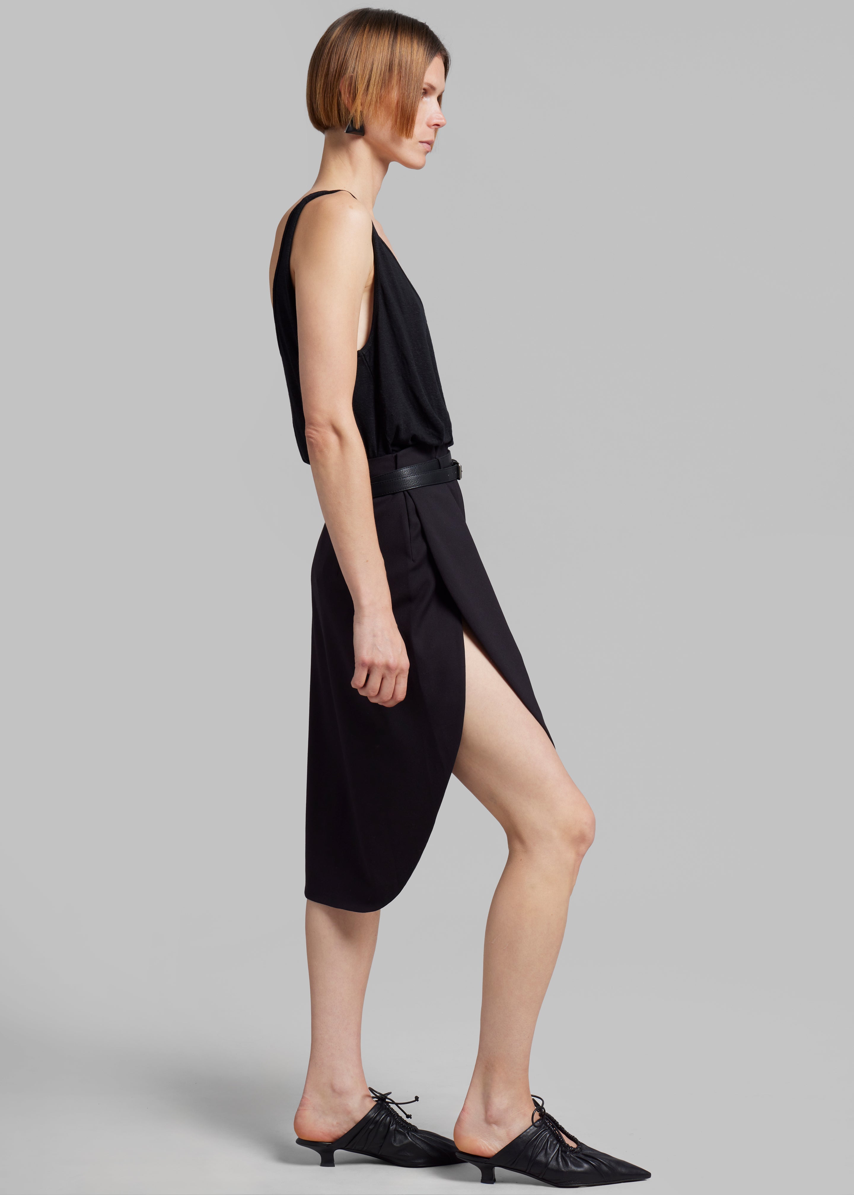Bevza Tulip Skirt - Black - 3