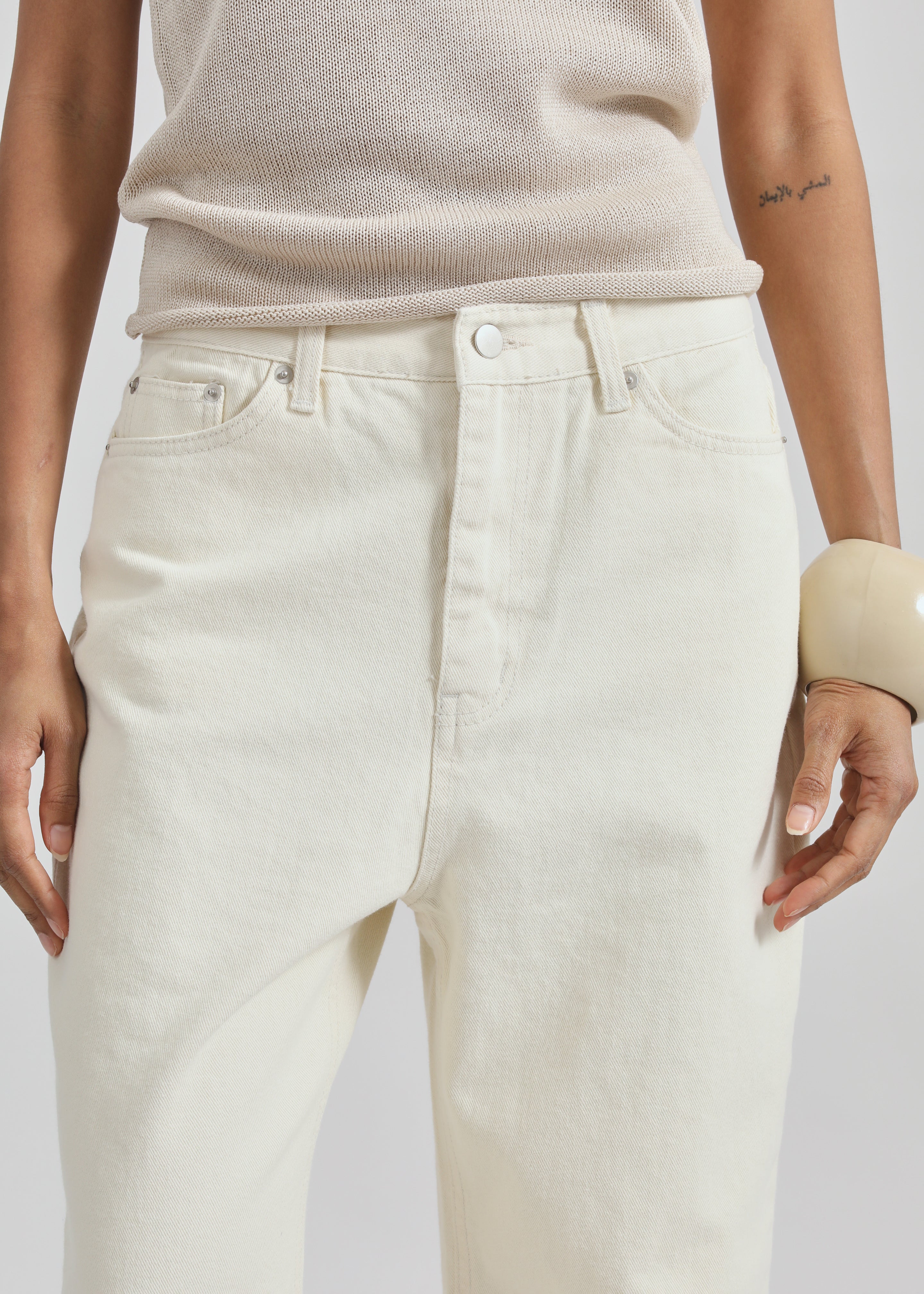 Bexley Jeans - Cream - 4