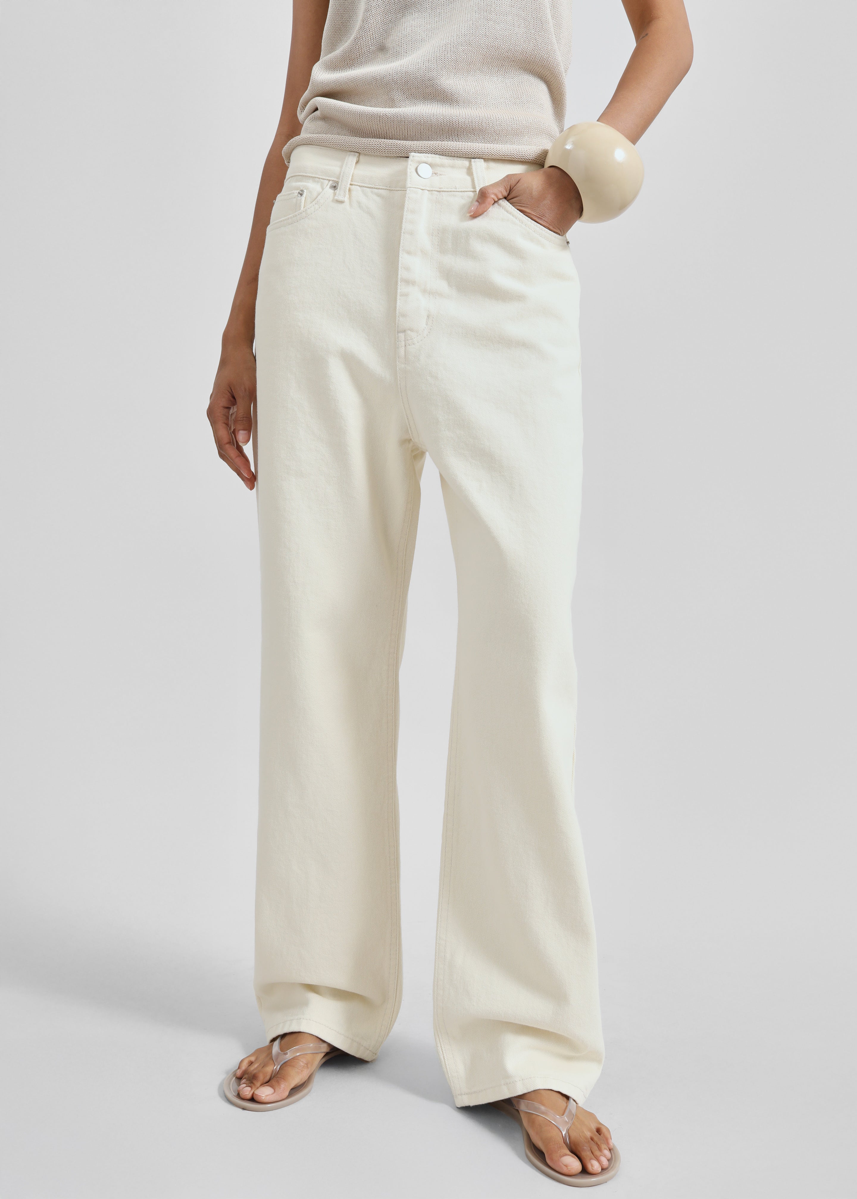 Bexley Jeans - Cream - 6