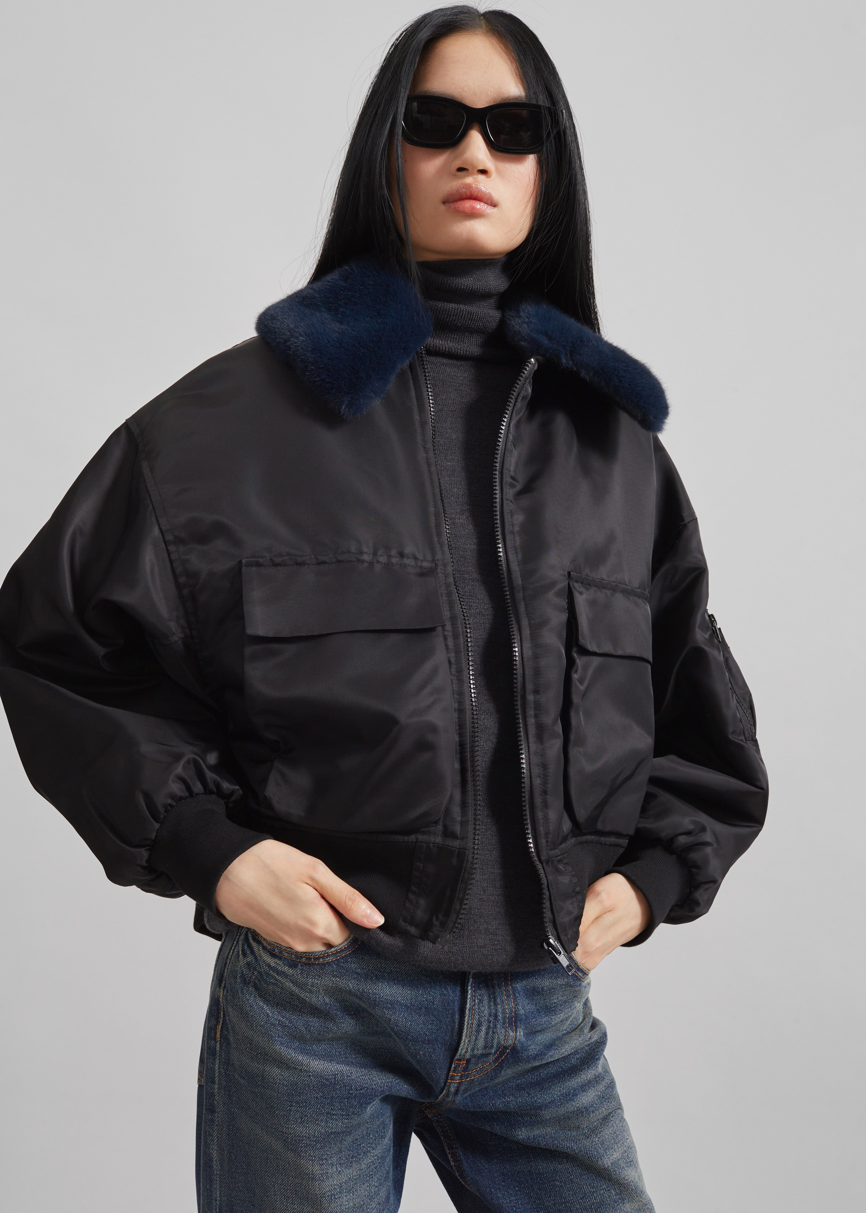 Blenham Bomber Jacket - Black - 6