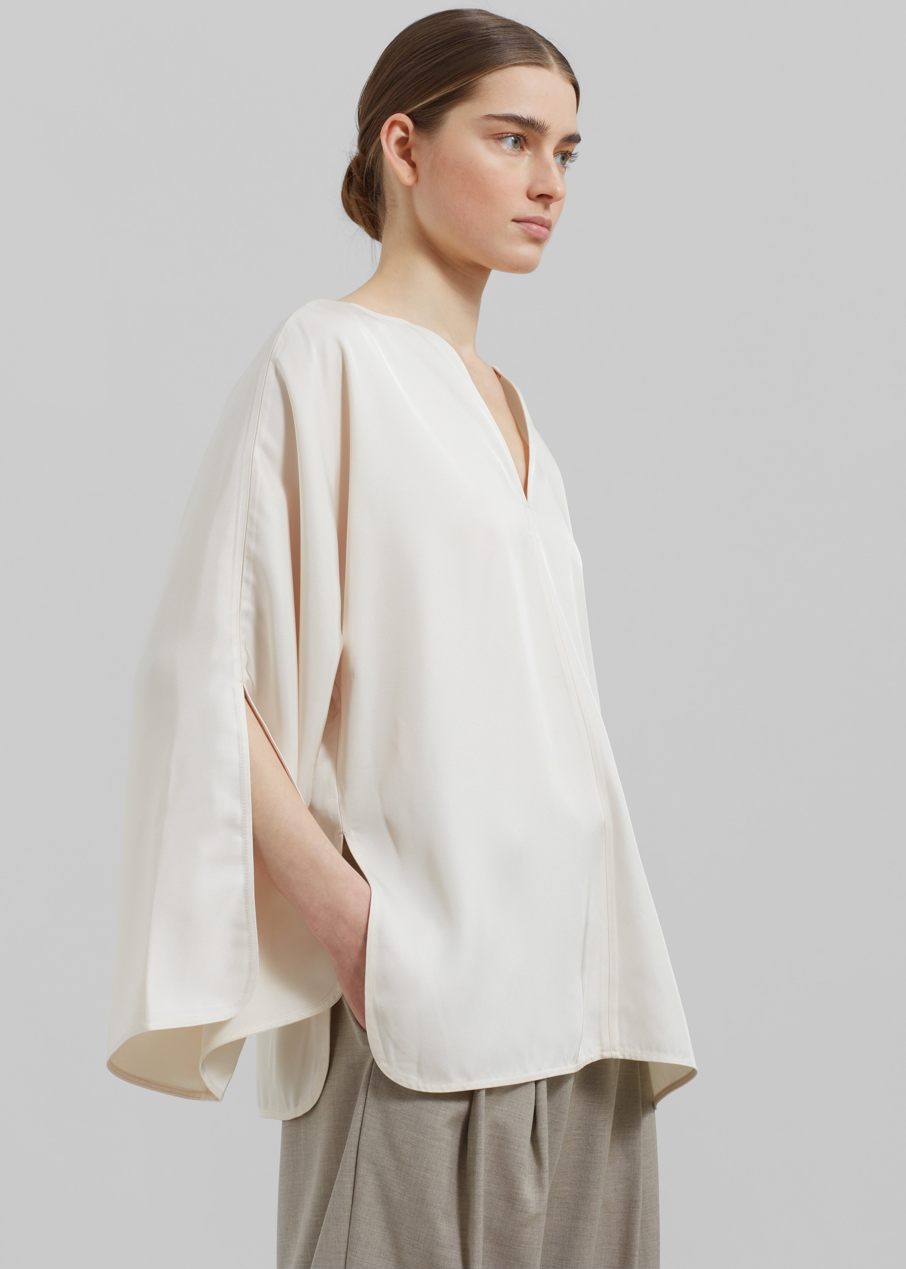 By Malene Birger Calias Top - Vanilla Cream - 1