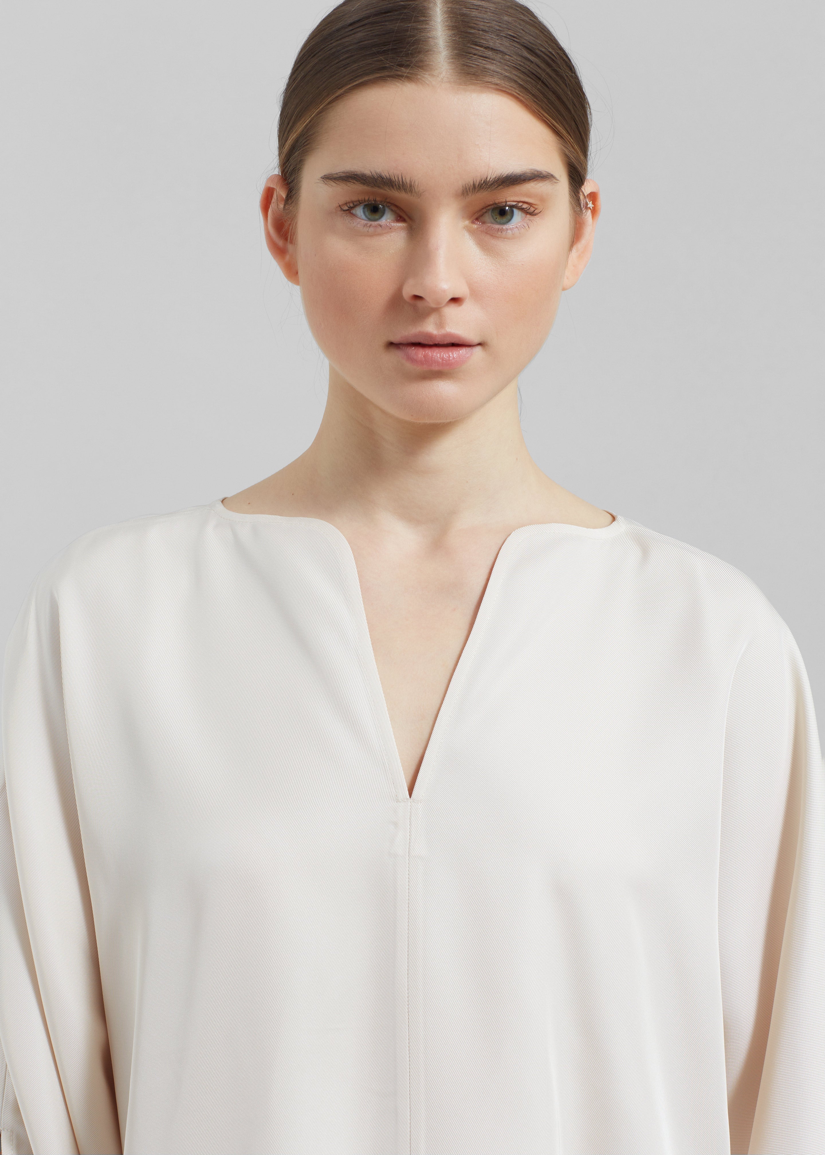 By Malene Birger Calias Top - Vanilla Cream - 5