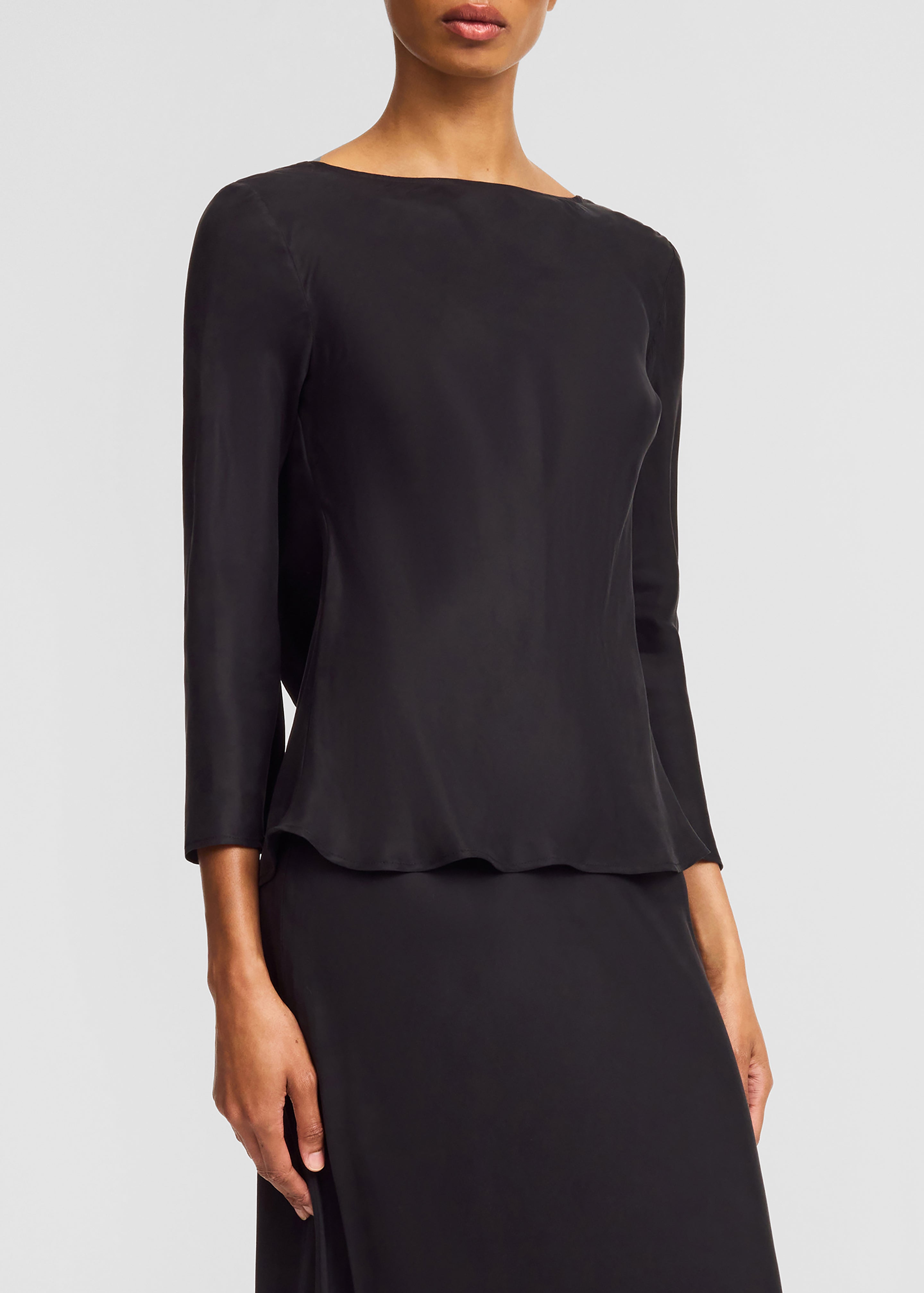 By Malene Birger Laura Top - Black - 3