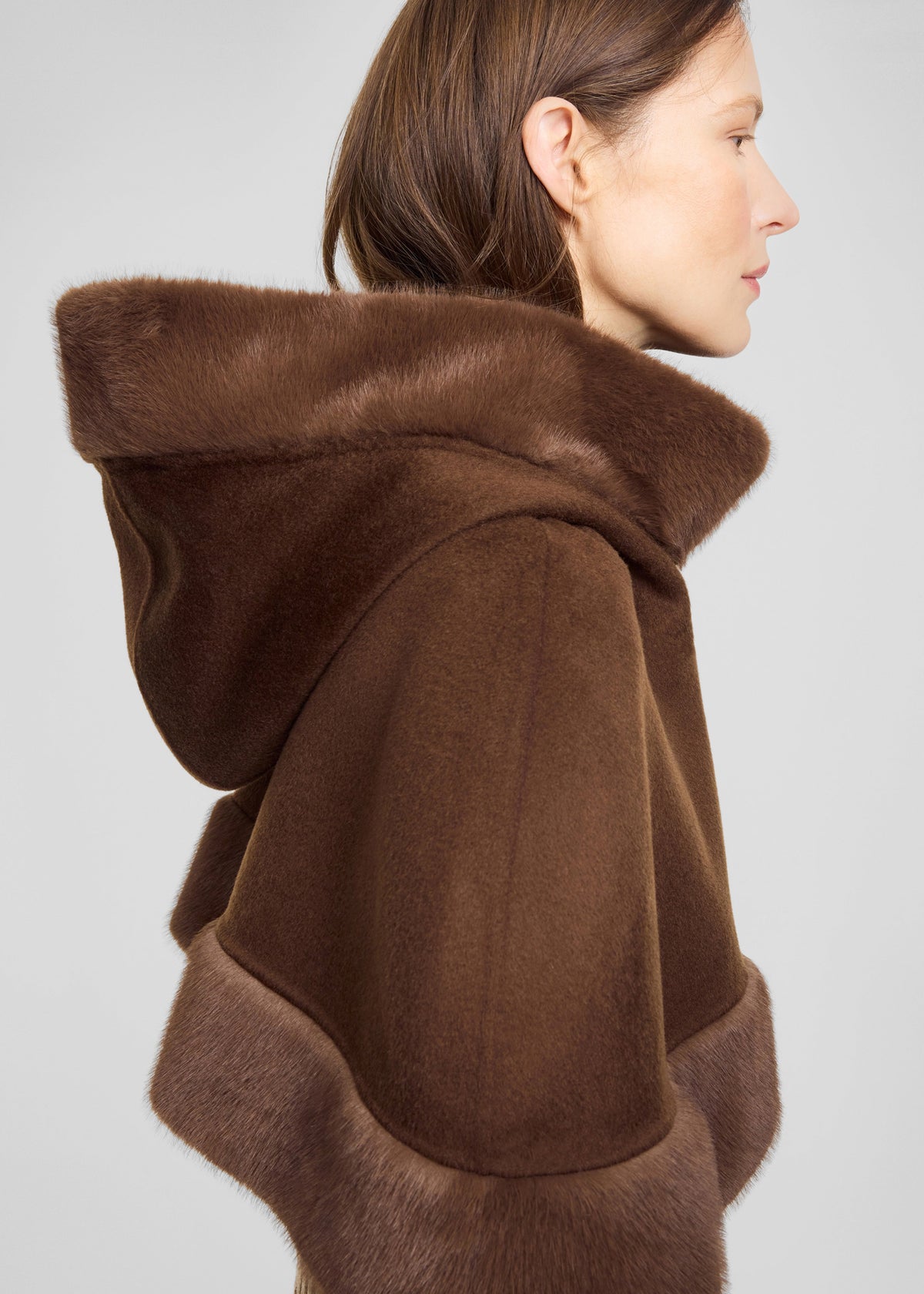 By Malene Birger Marta Wool Cape - Carafe - 1