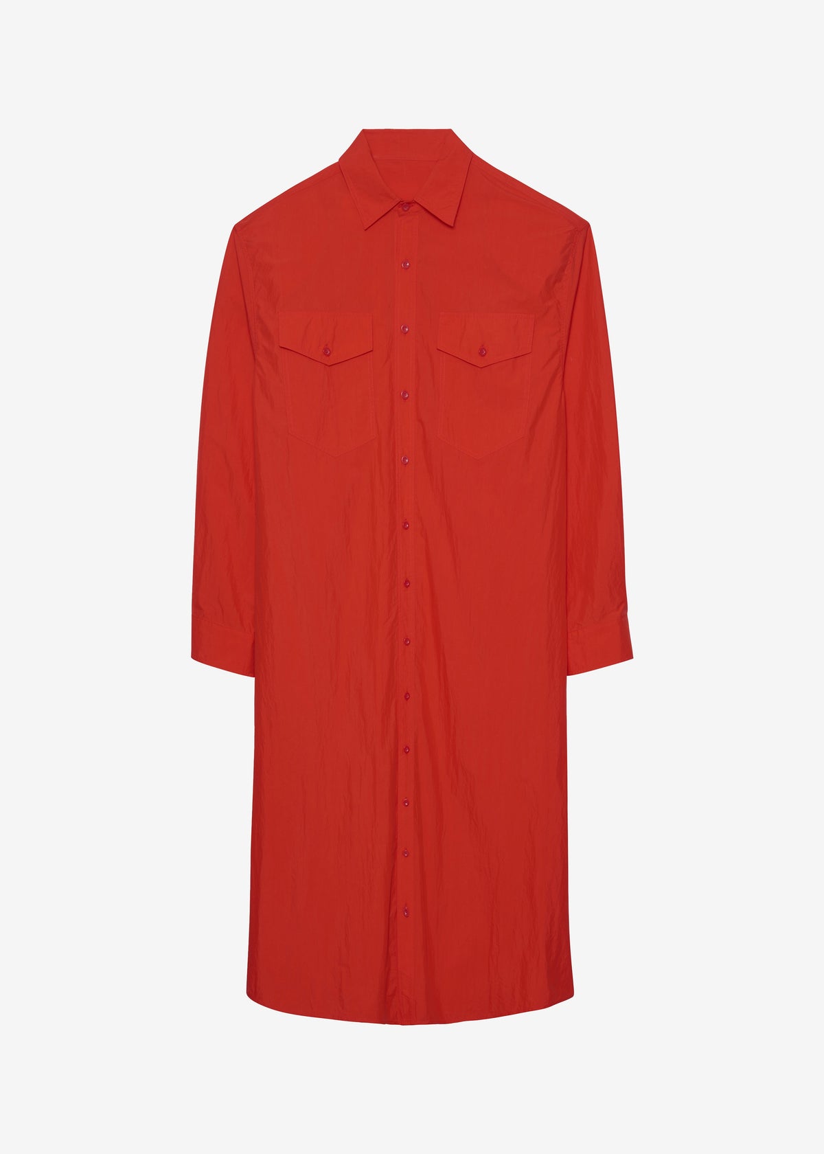 Calren Shirt Dress - Red - 8