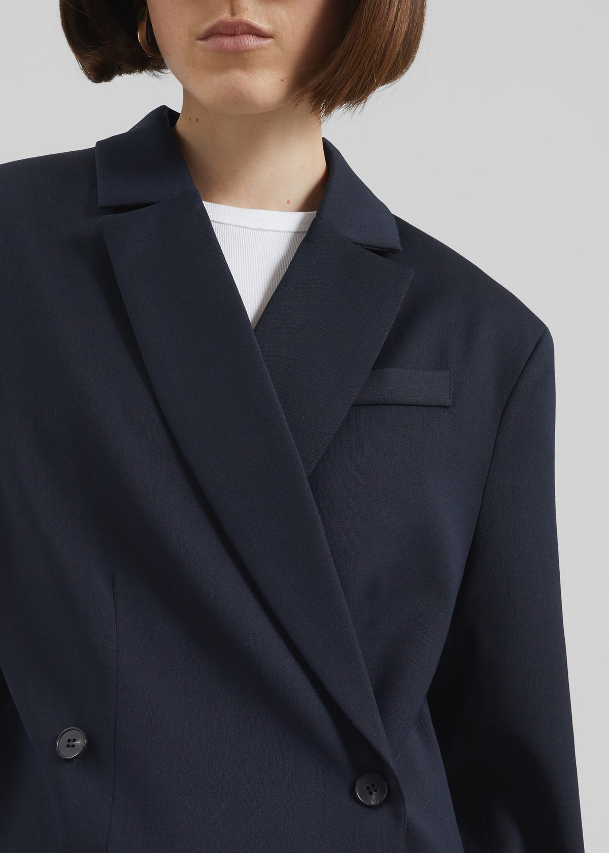 Calvay Crossover Blazer - Dark Navy - 5