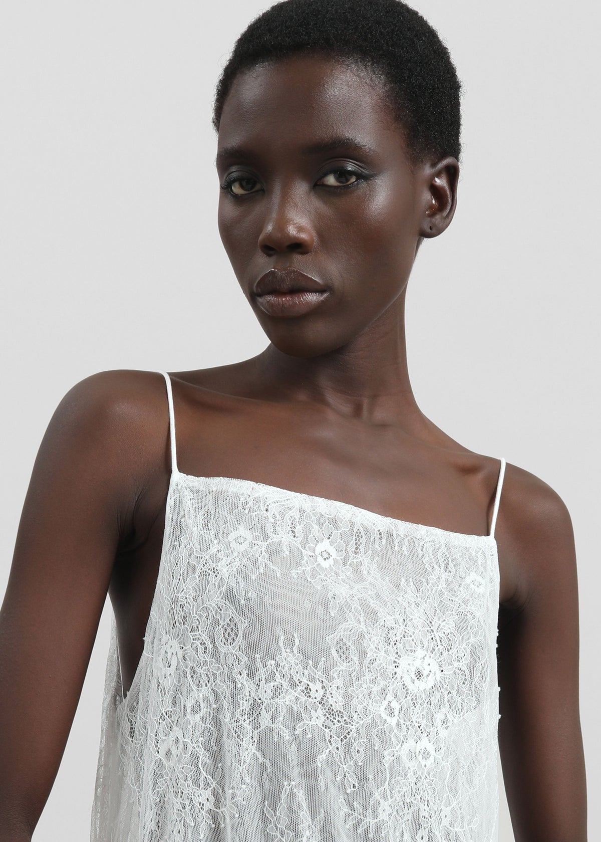 Calvi Maxi Lace Dress - White - 6