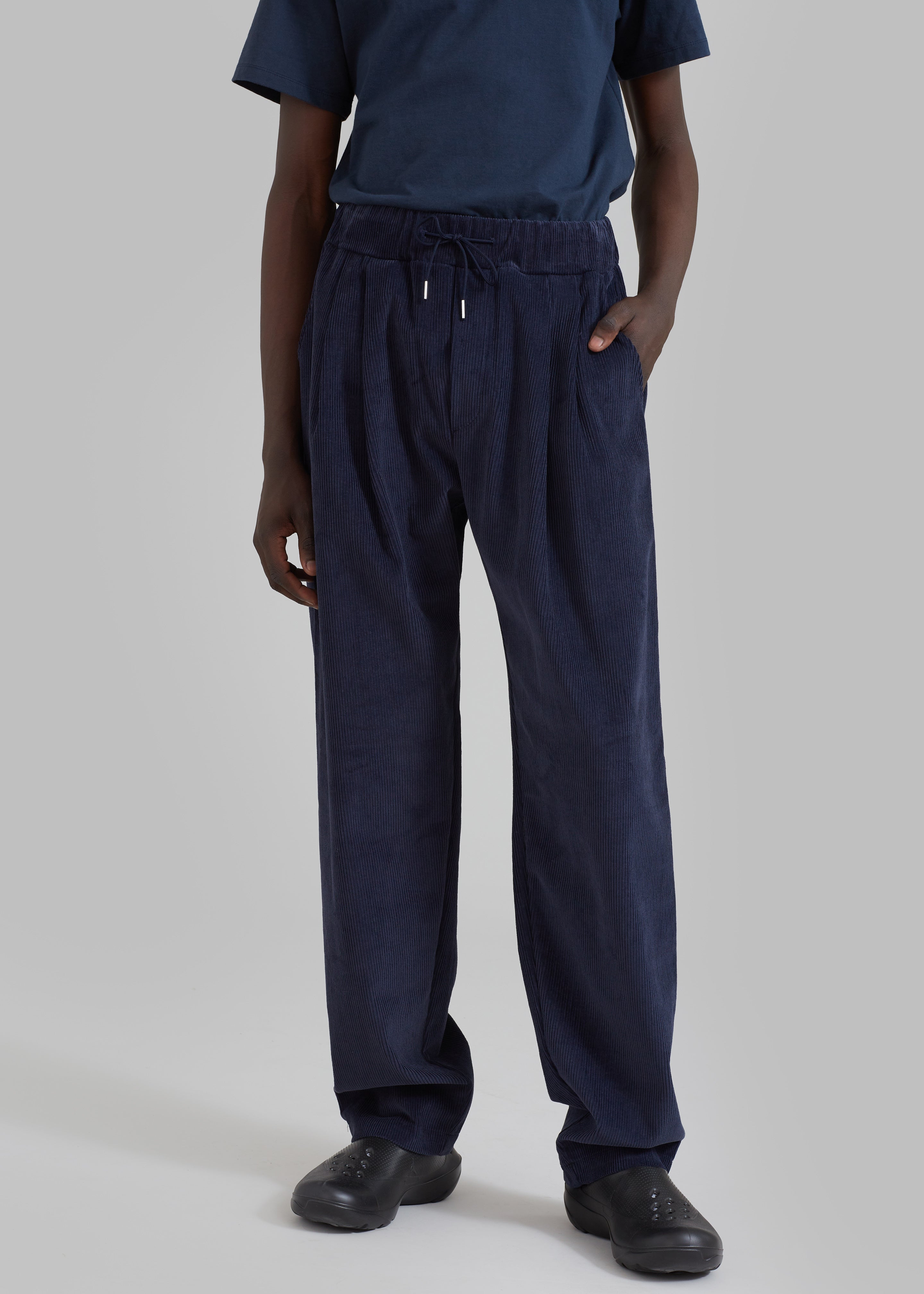 Camden Corduroy Pants - Navy - 1
