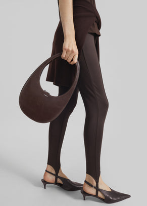 Caserta Stirrup Leggings - Brown