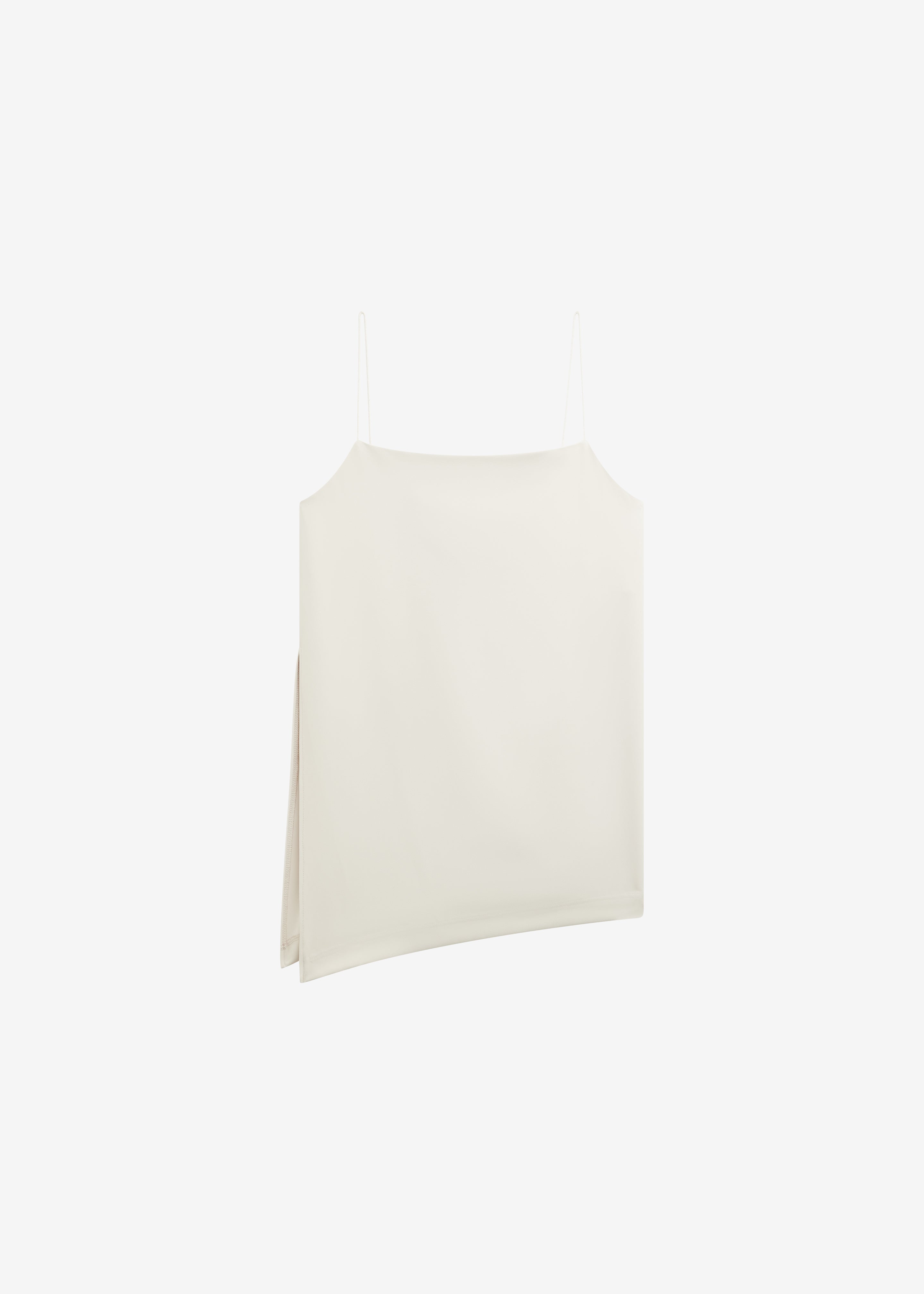 Celano Slit Asymmetric Top - Light Beige - 7