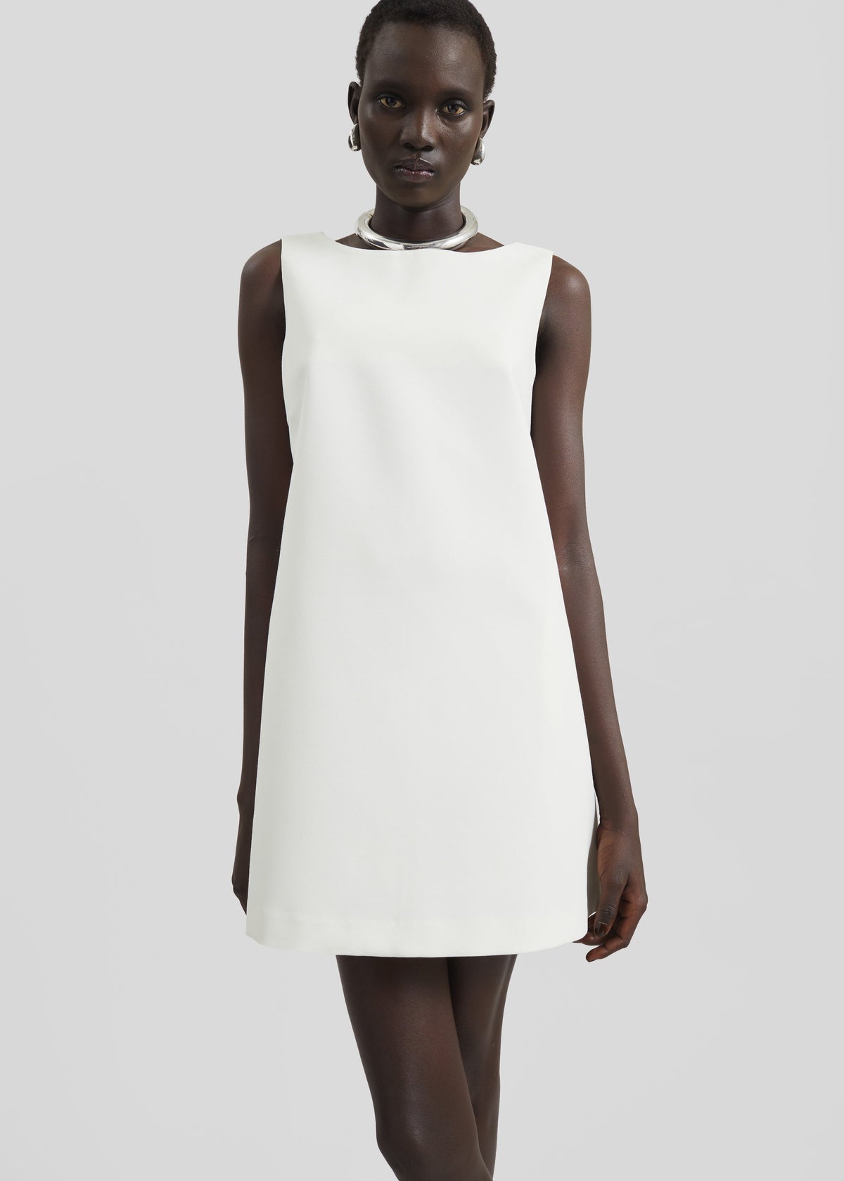 Cersay Mini Trapeze Dress - Ivory - 6