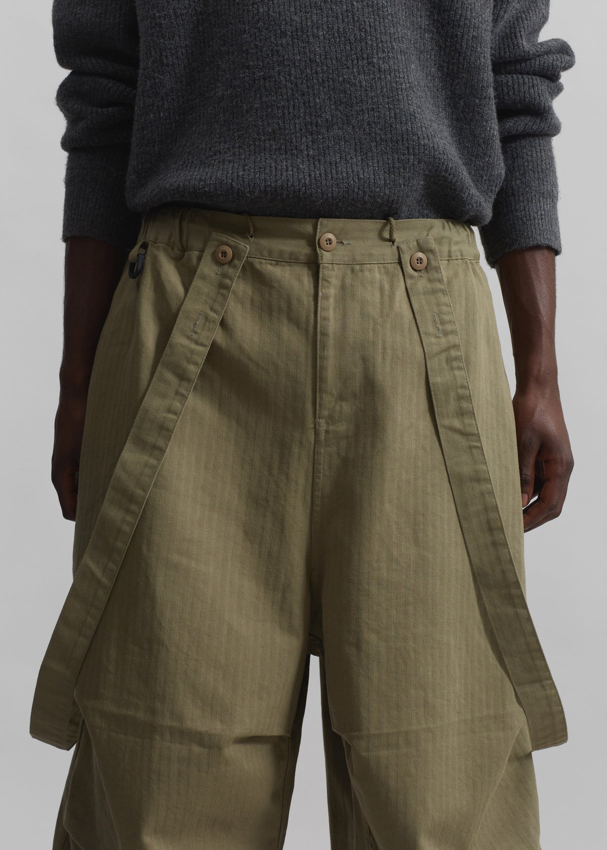 Chard Balloon Pants - Khaki - 2