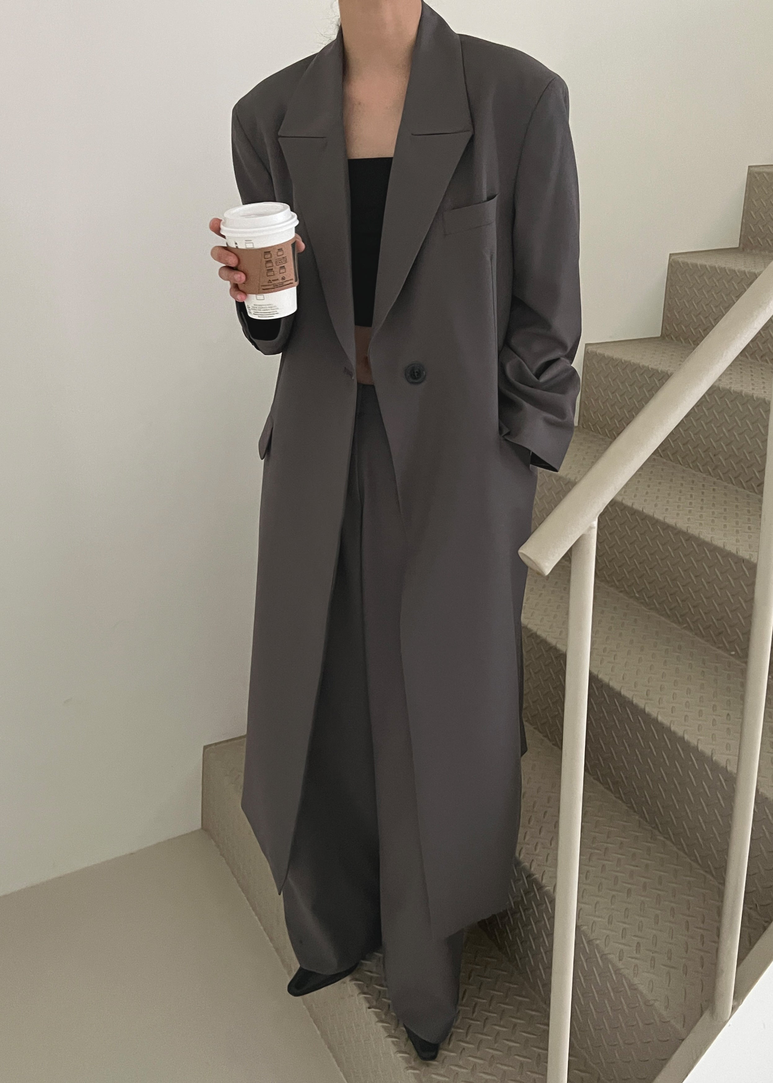 Charlotte Overcoat - Grey - 7