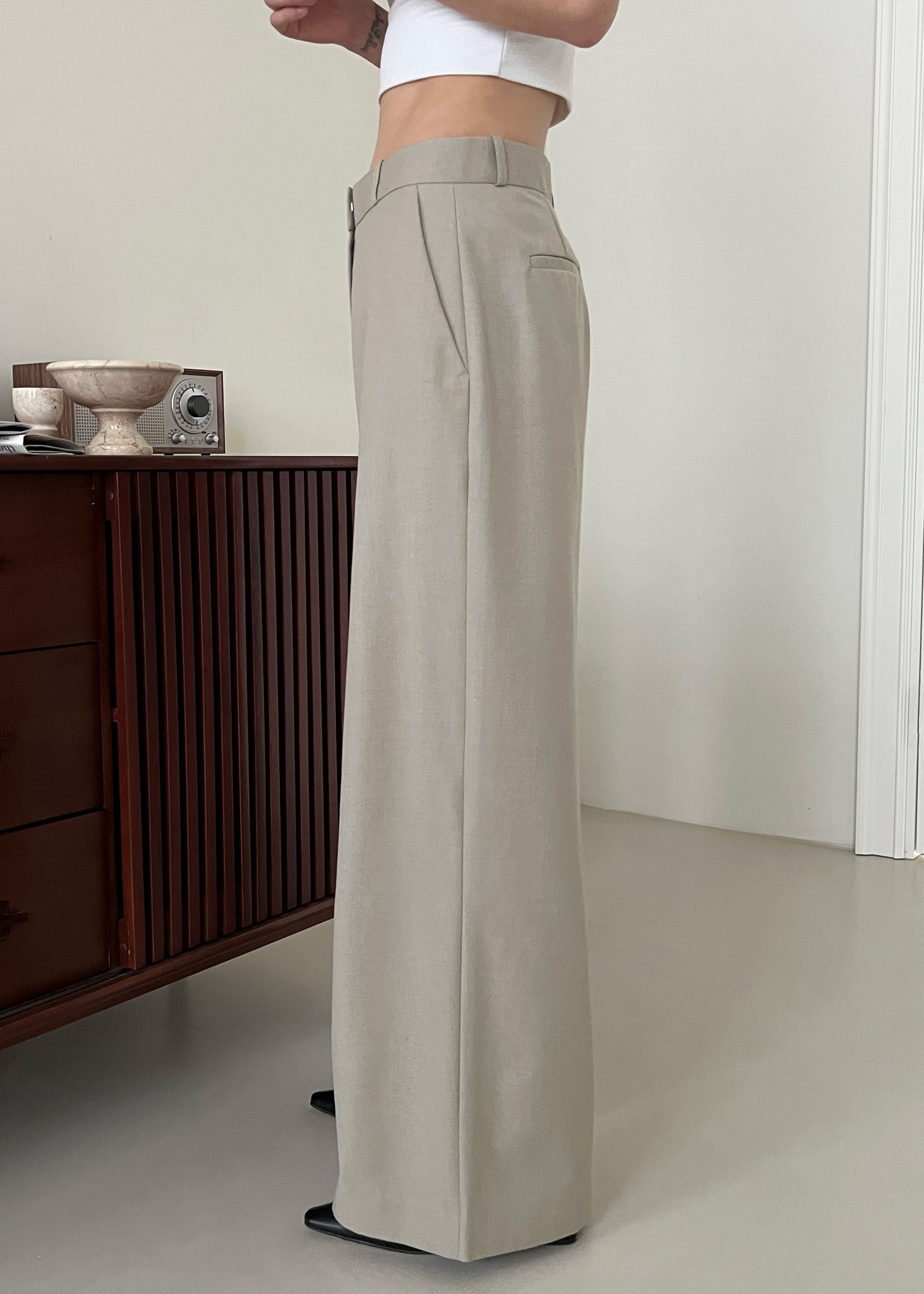 Charlotte Trousers - Beige - 10