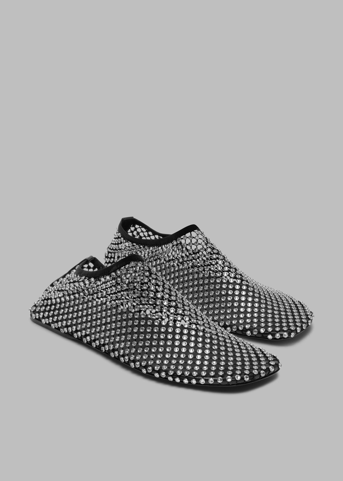 Christopher Esber Minette Crystal Flats - Black - 4