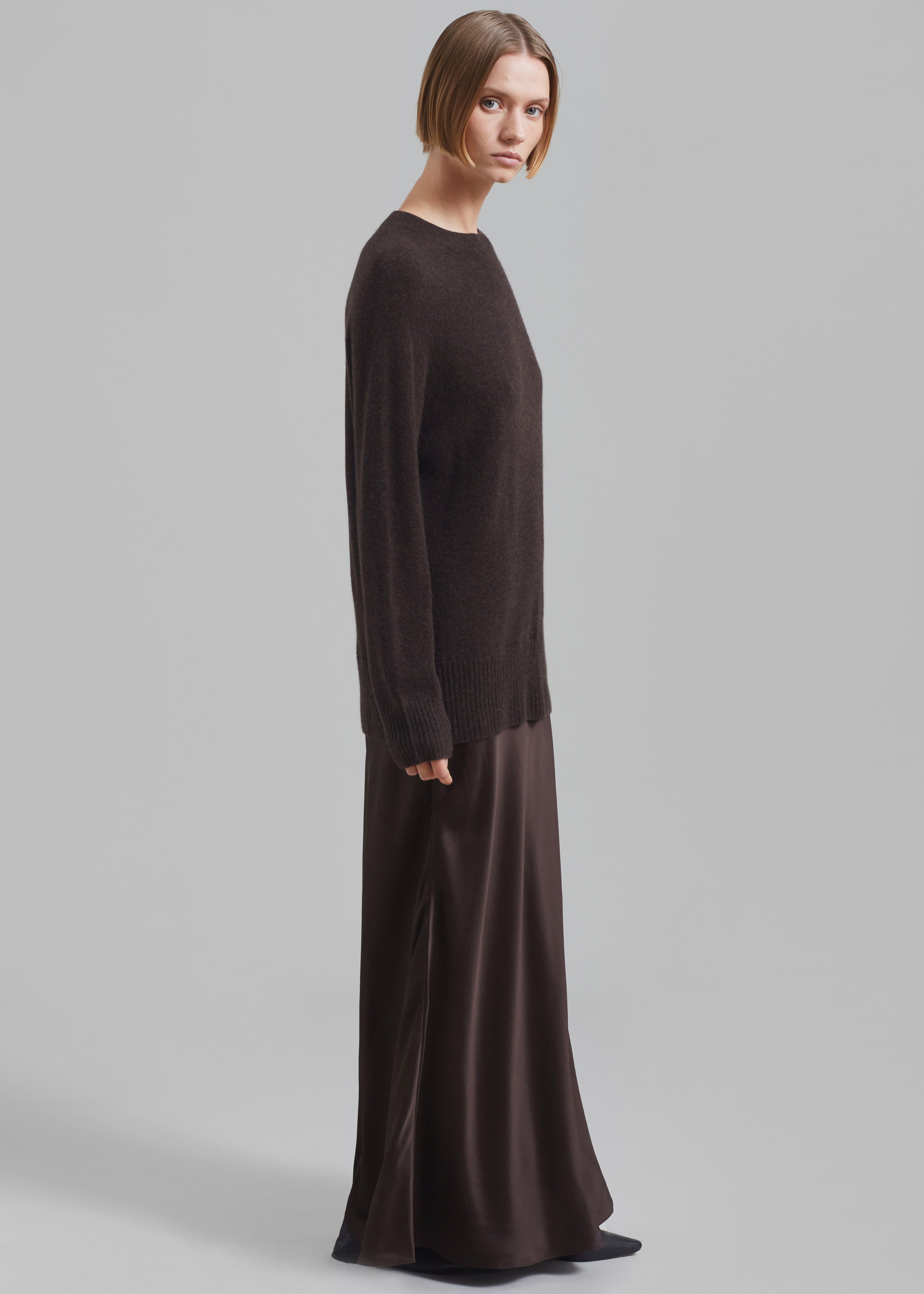 Christopher Esber Monument Long Dress - Cocoa - 4
