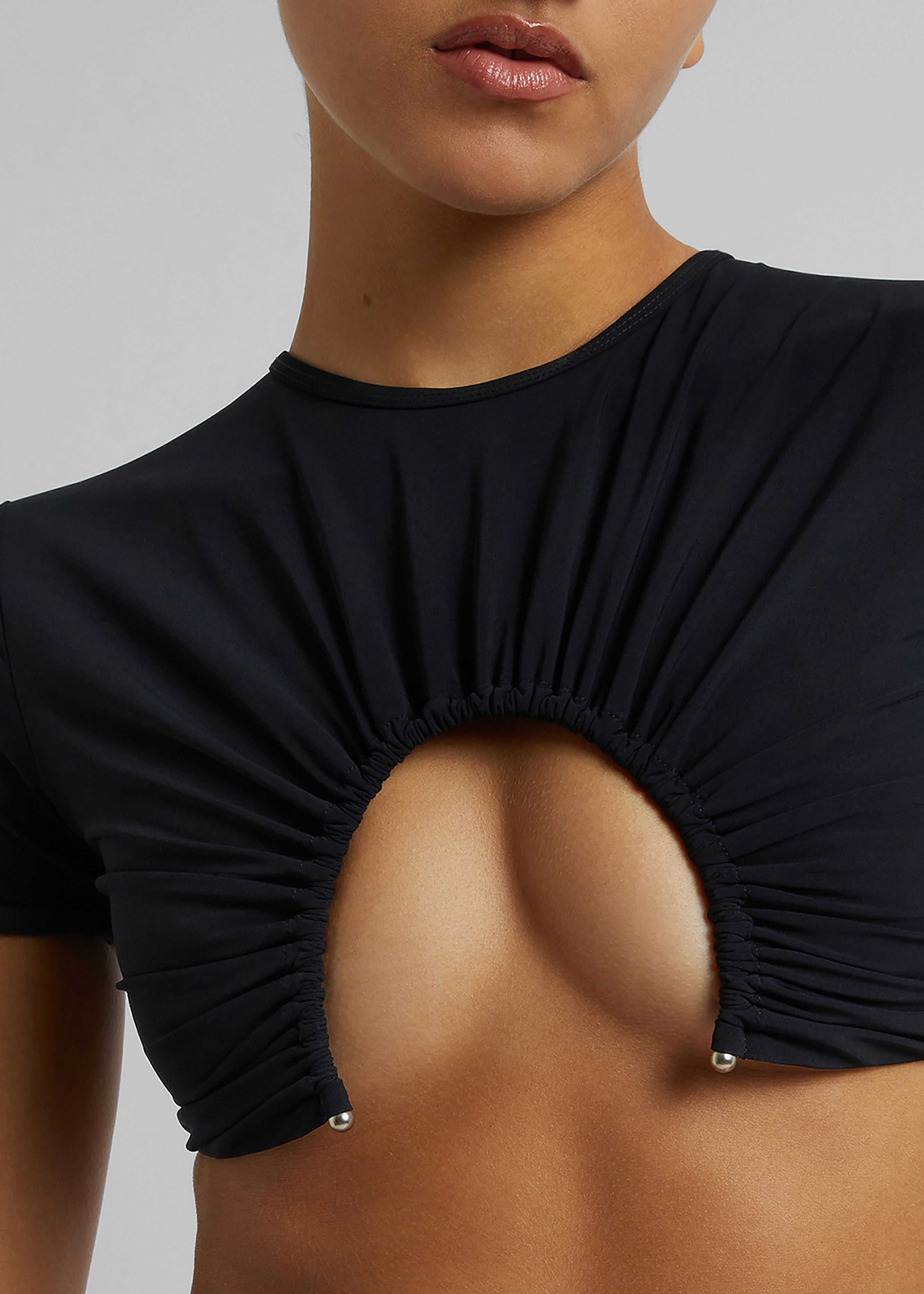 Christopher Esber U Prong Tee - Black - 2