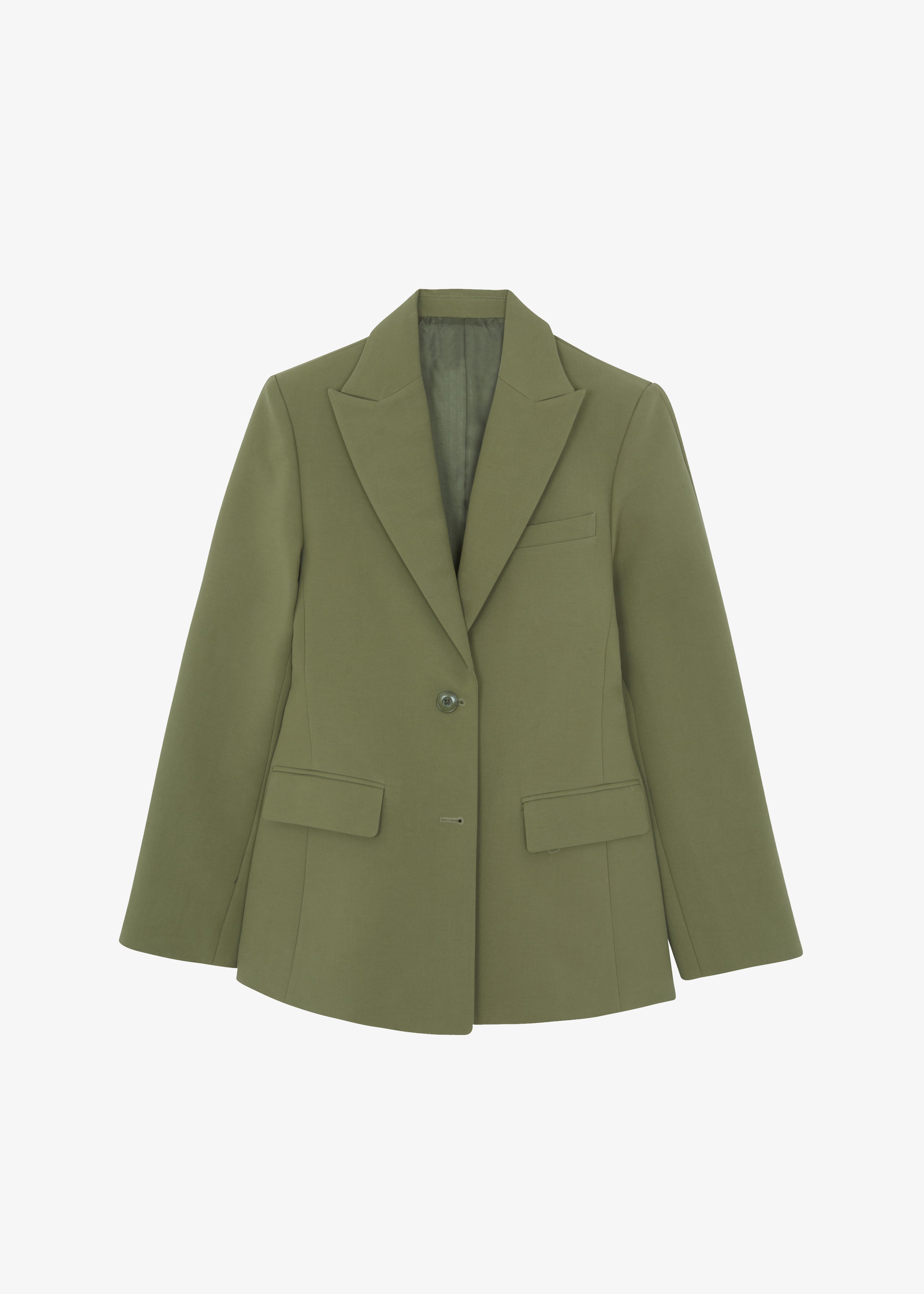 Colette Hourglass Blazer - Khaki - 12