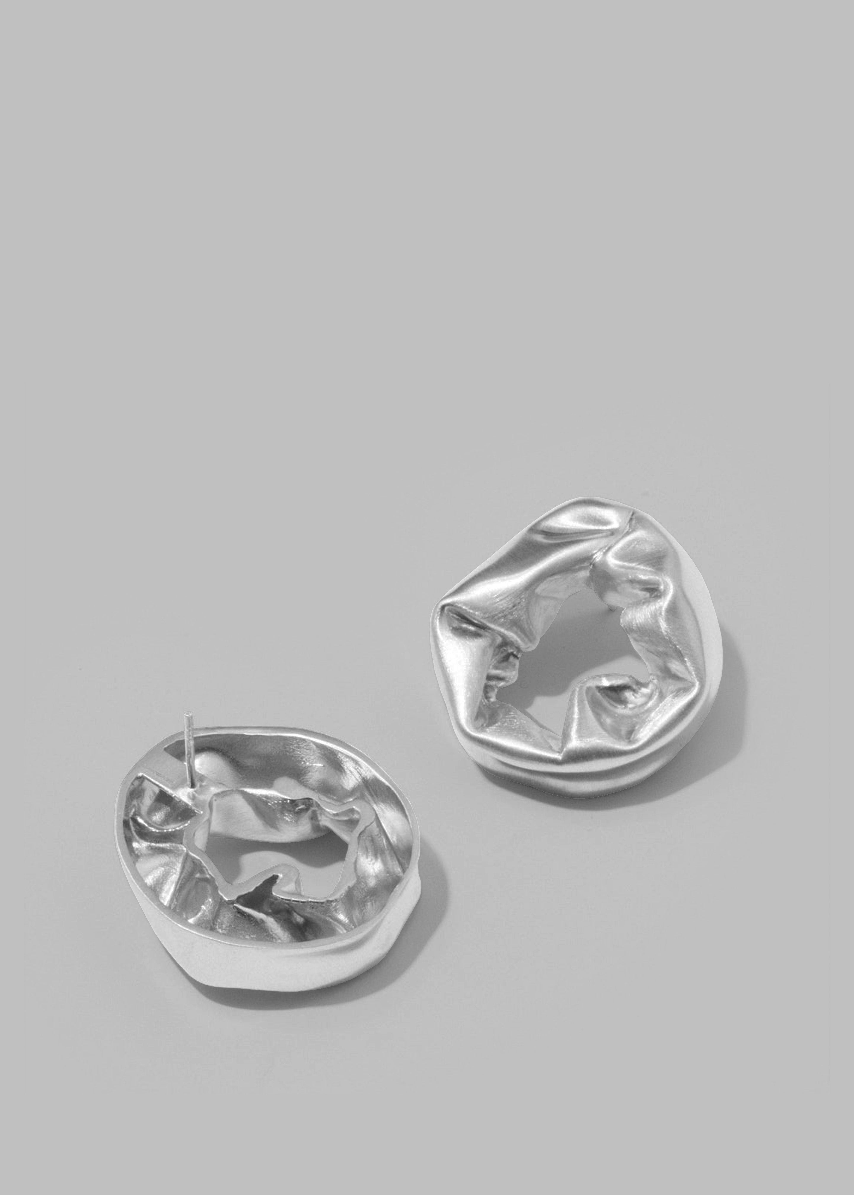 Completedworks Scrunch Earrings - Silver - 3