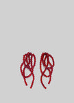 Completedworks What a Tangled Web We Weave Earrings - Red