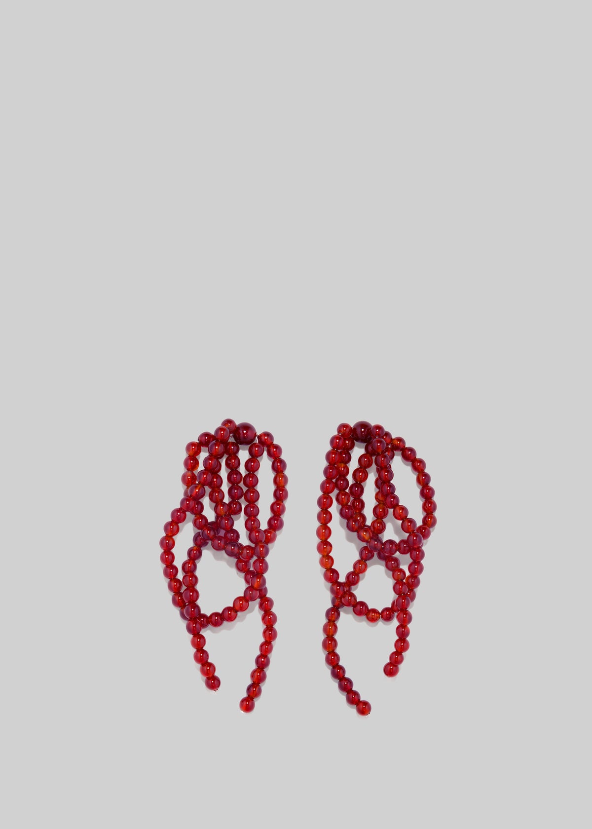 Completedworks What a Tangled Web We Weave Earrings - Red - 1
