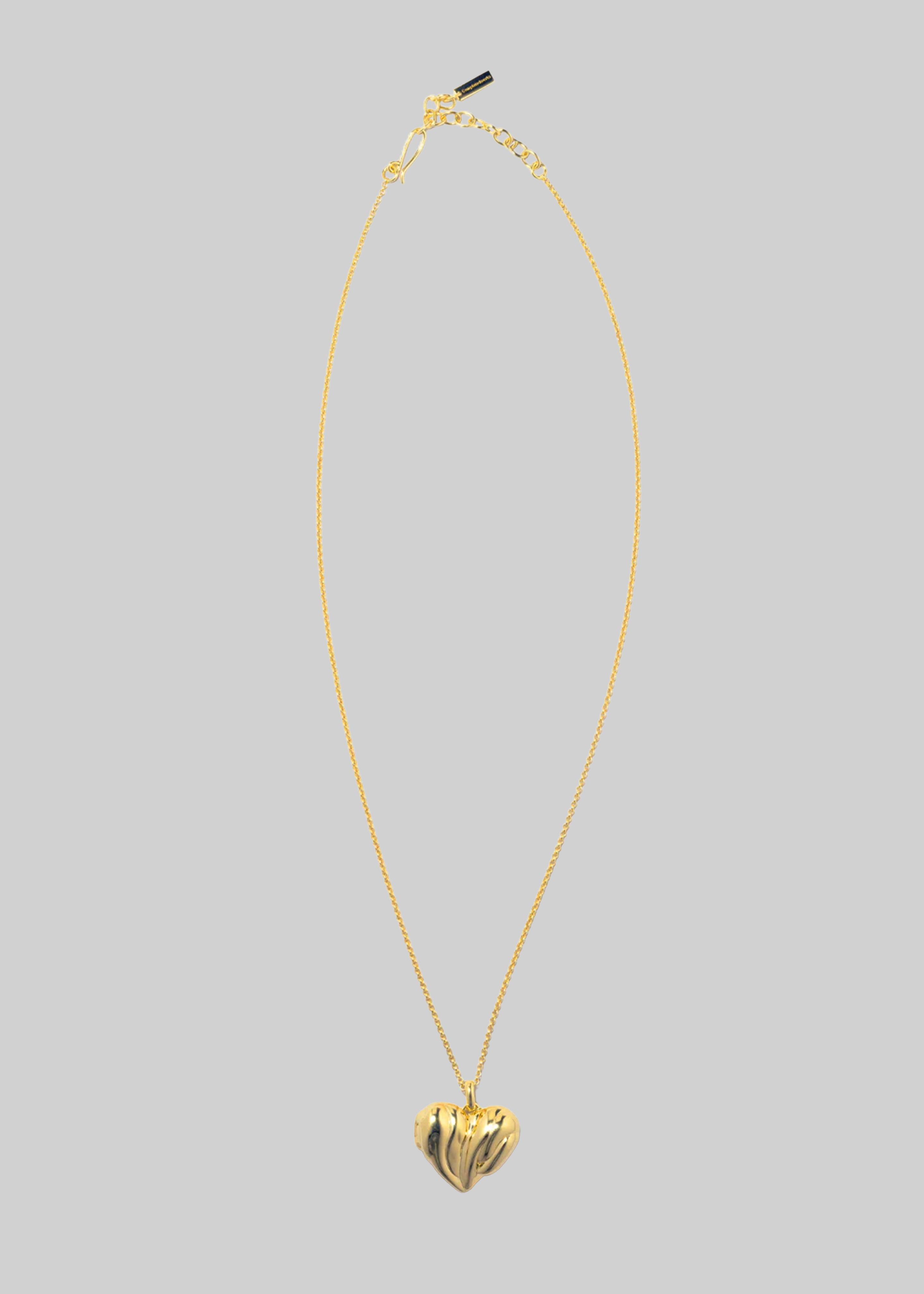 Completedworks Heart Locket Pendant Necklace - Gold - 5