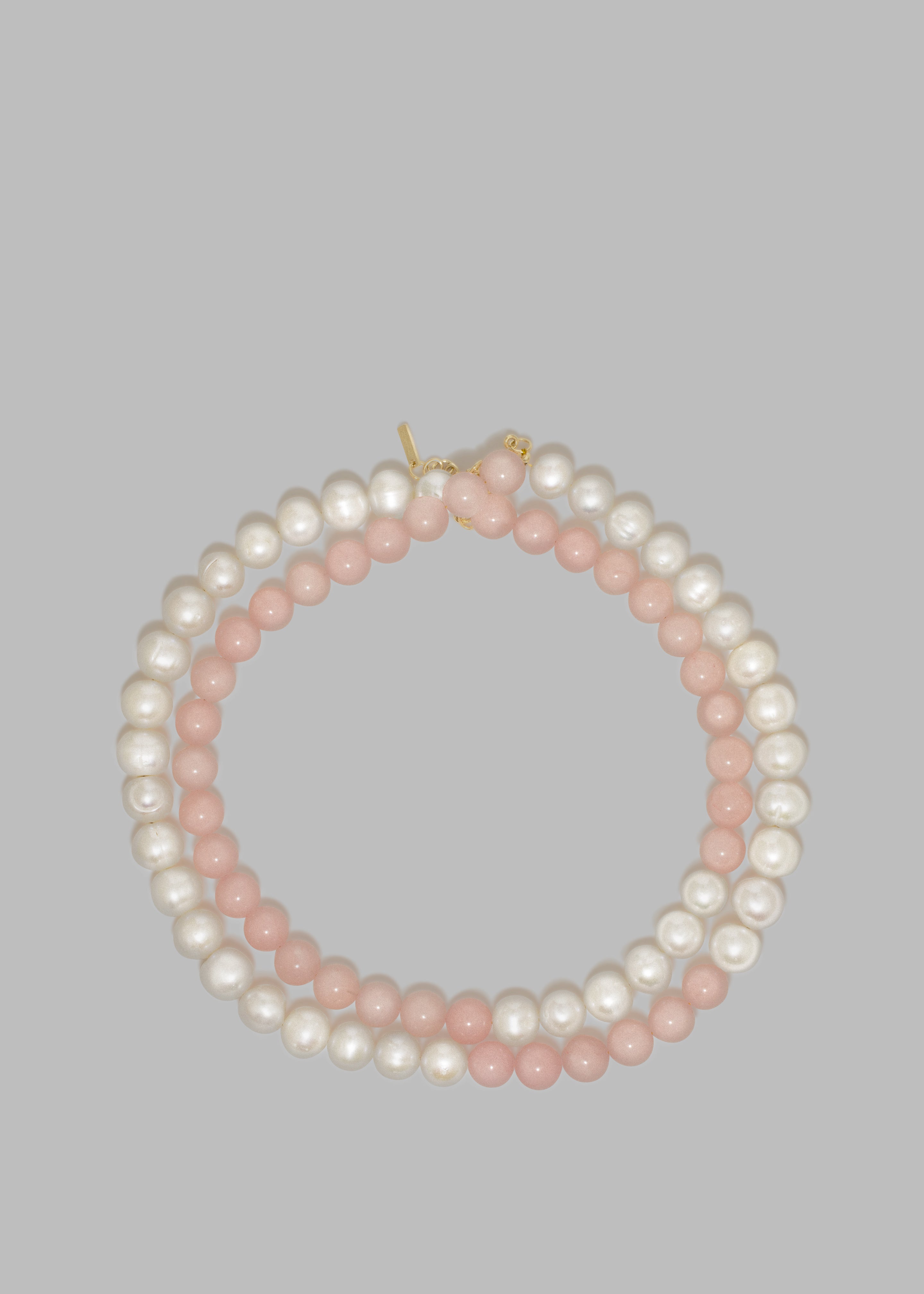 Completedworks (Some Lost) Time Necklace - Rose Quartz - 1
