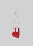 Coperni Crossbody Baby Heart Tote Bag - Red