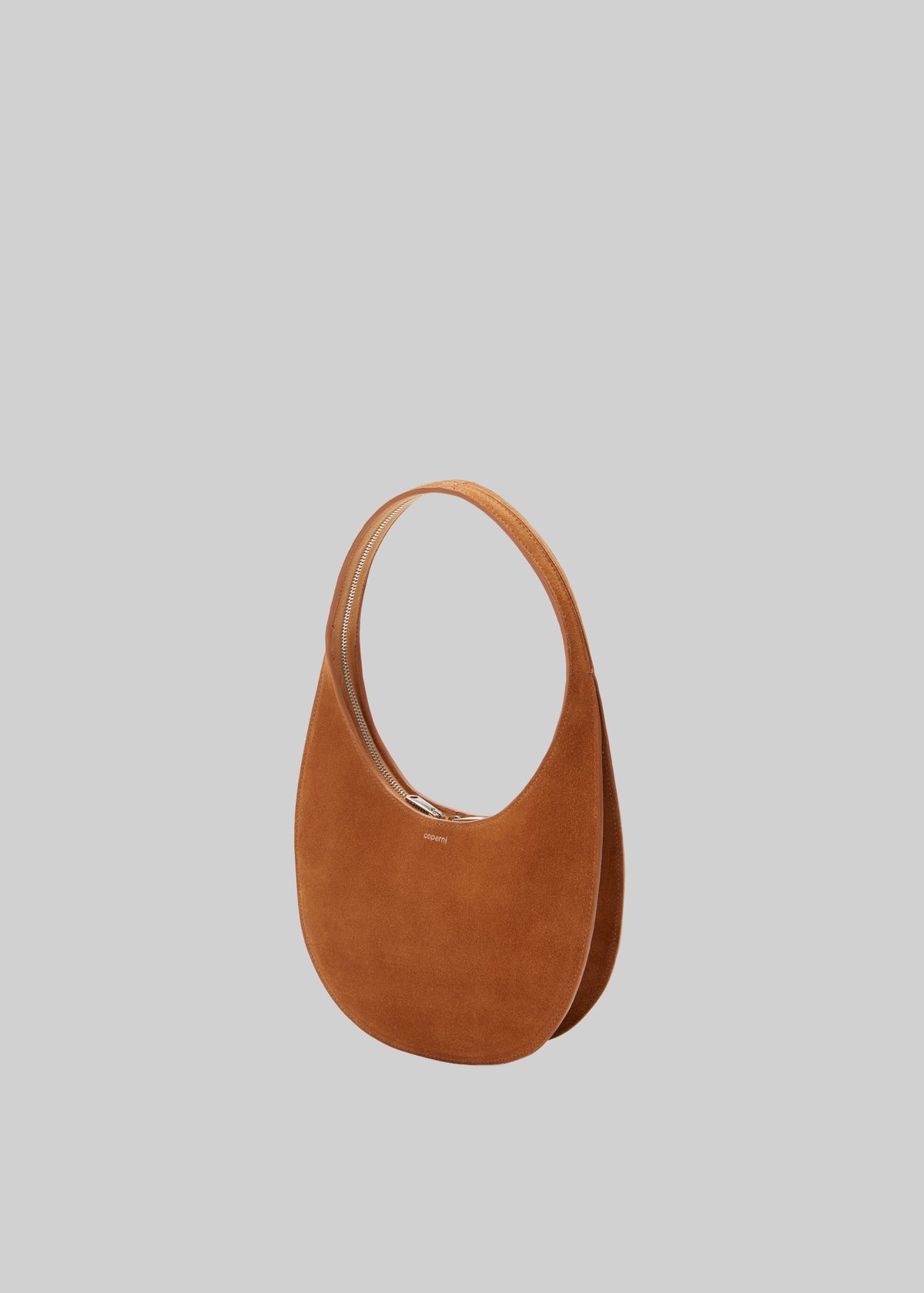 Coperni Suede Double Gusset Swipe Bag - Brown - 3