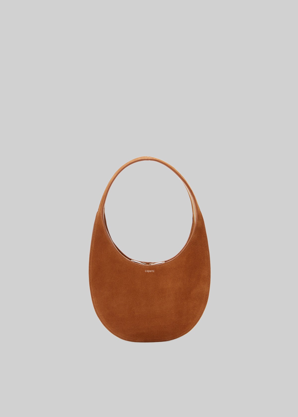 Coperni Suede Double Gusset Swipe Bag - Brown - 1